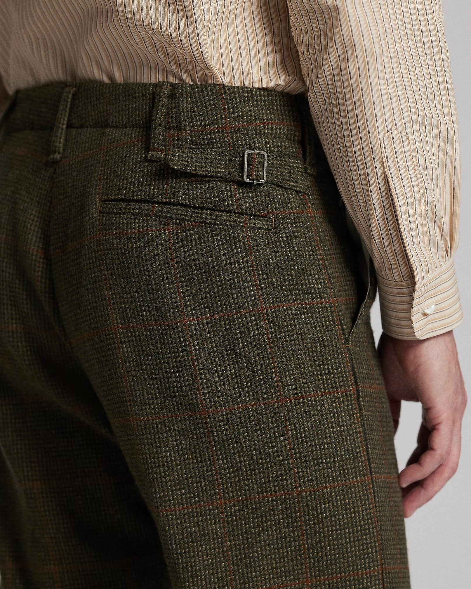 RRL Windowpane Wool Tweed Officer’s Pant