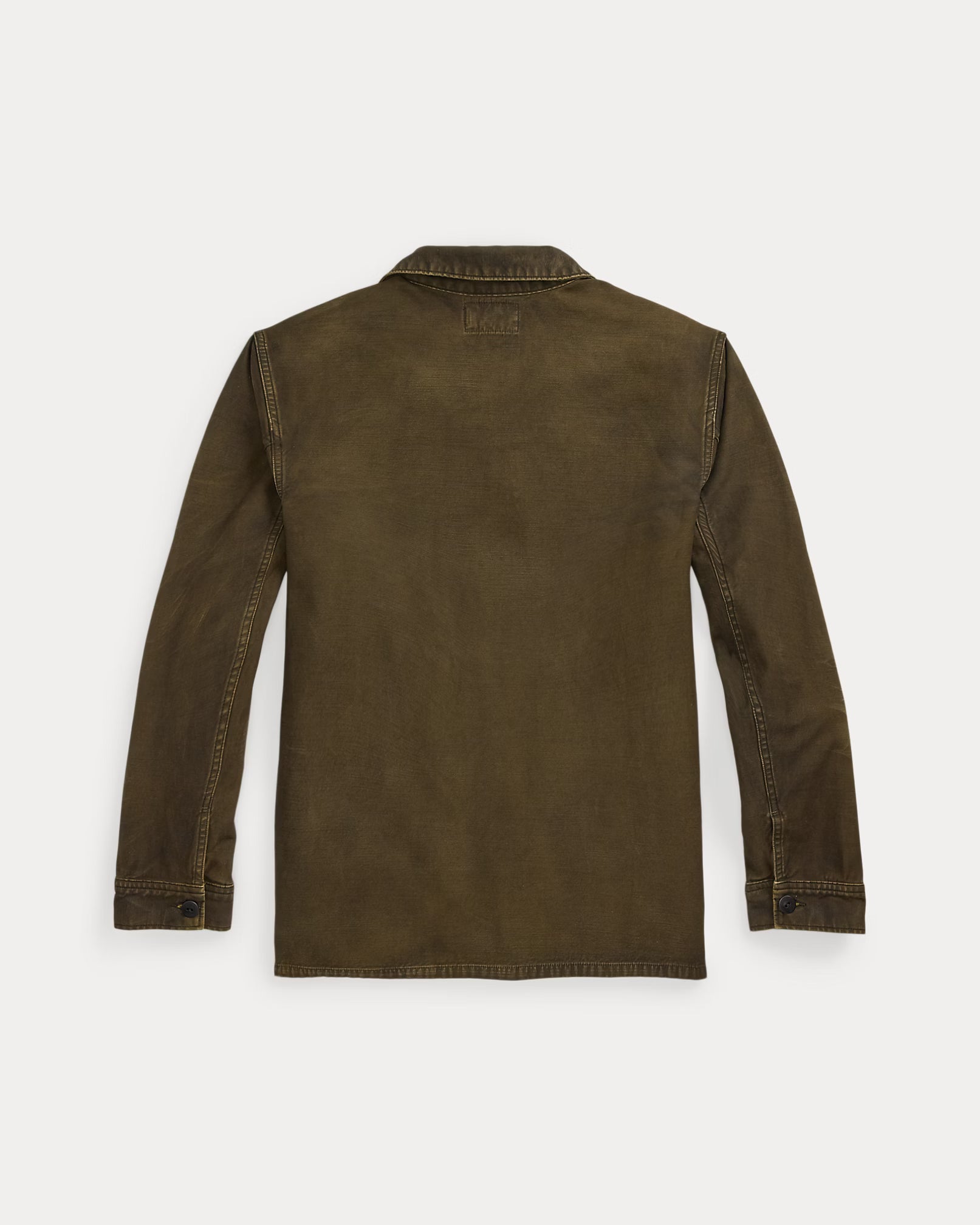 RRL Reverse-Sateen Overshirt - Washed Brown