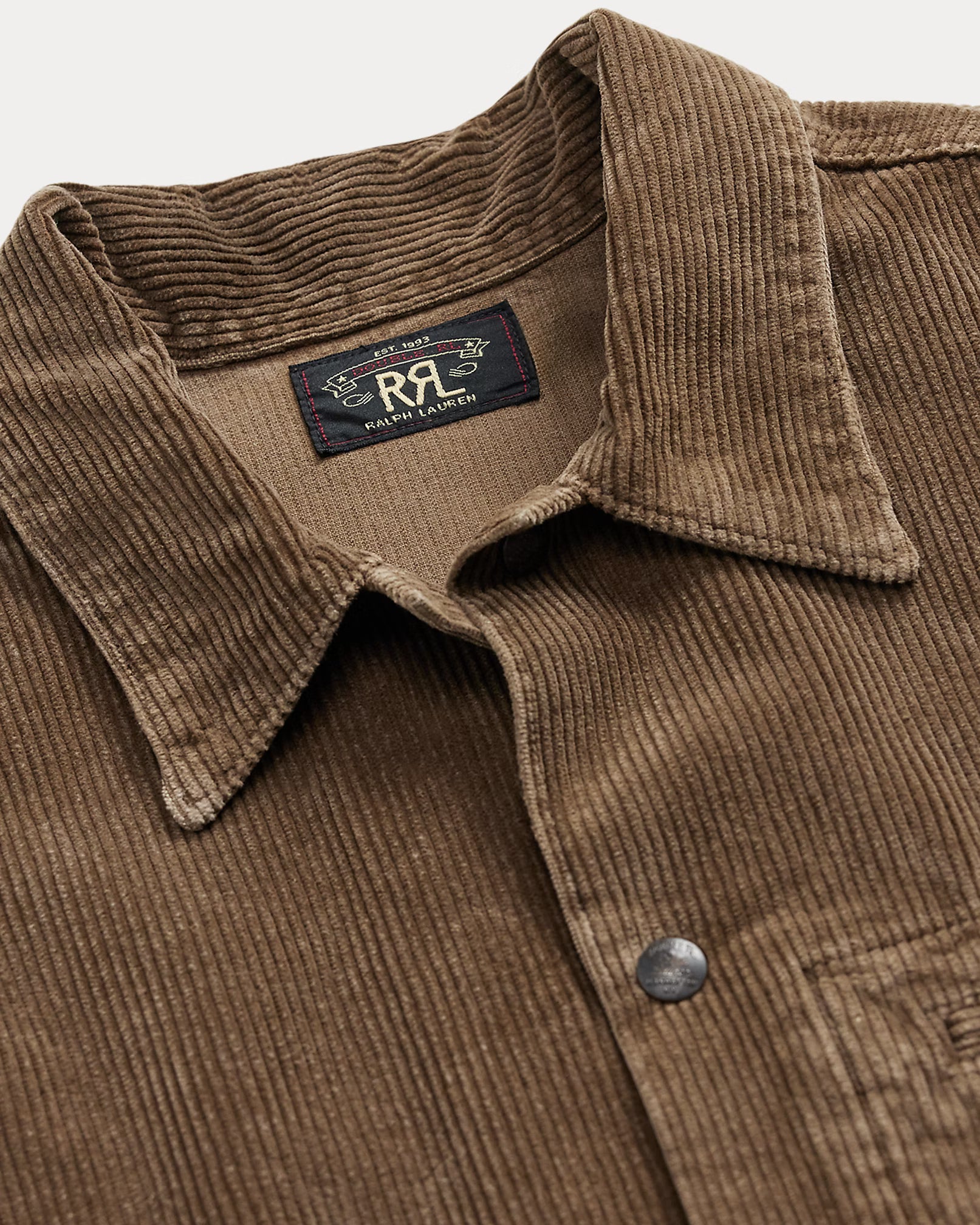 RRL Repaired Corduroy Overshirt