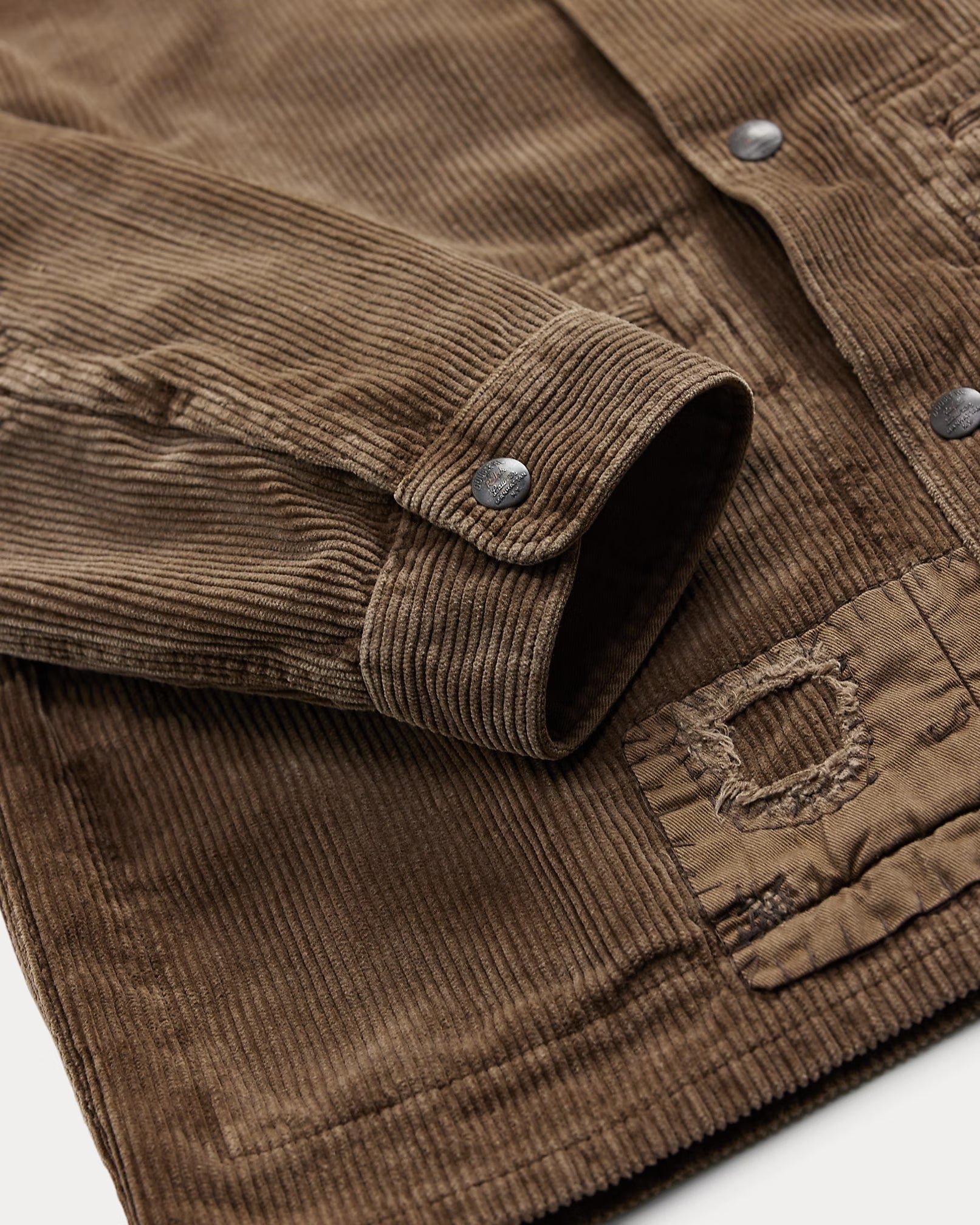 RRL Repaired Corduroy Overshirt