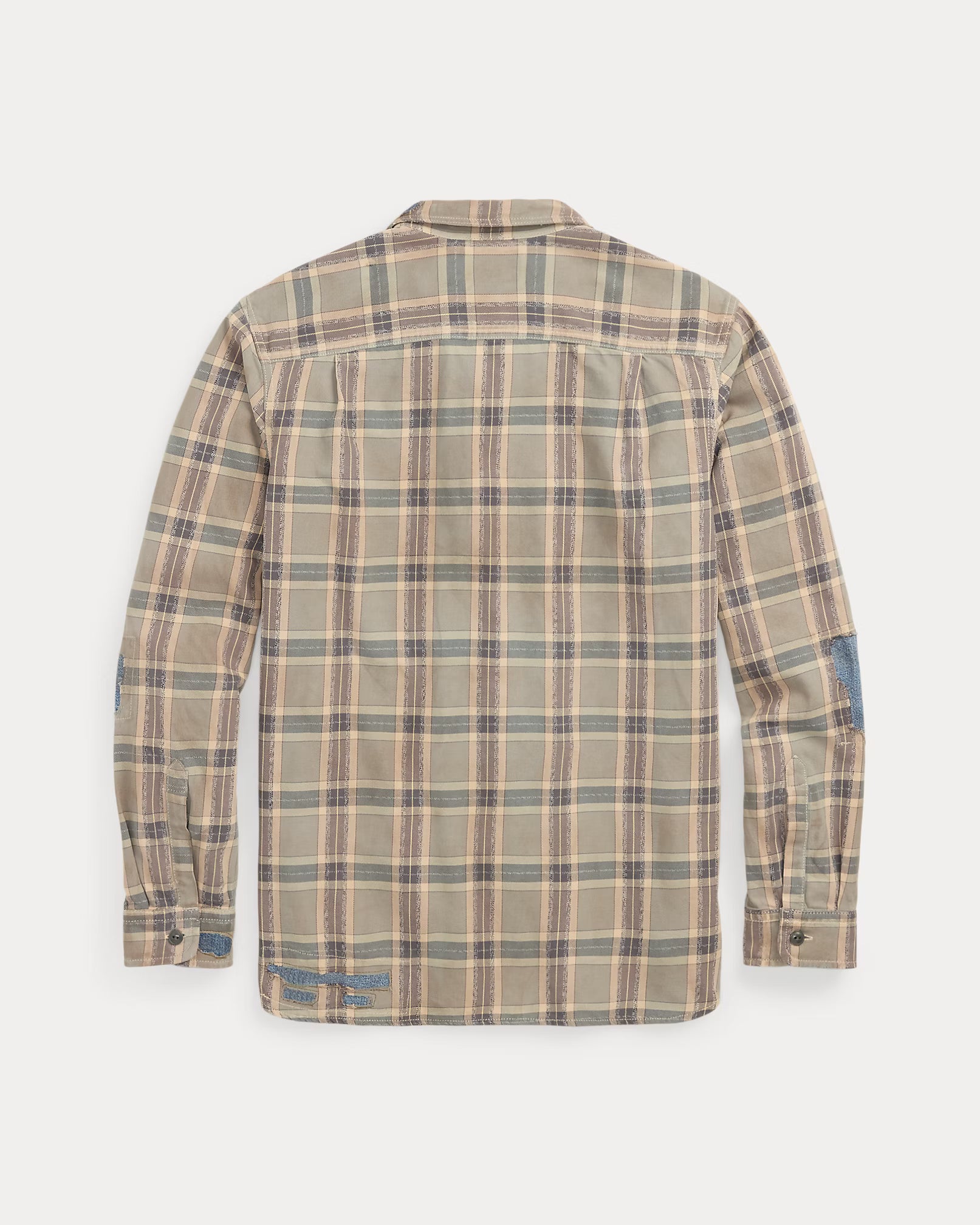 RRL Repaired Plaid Twill Workshirt