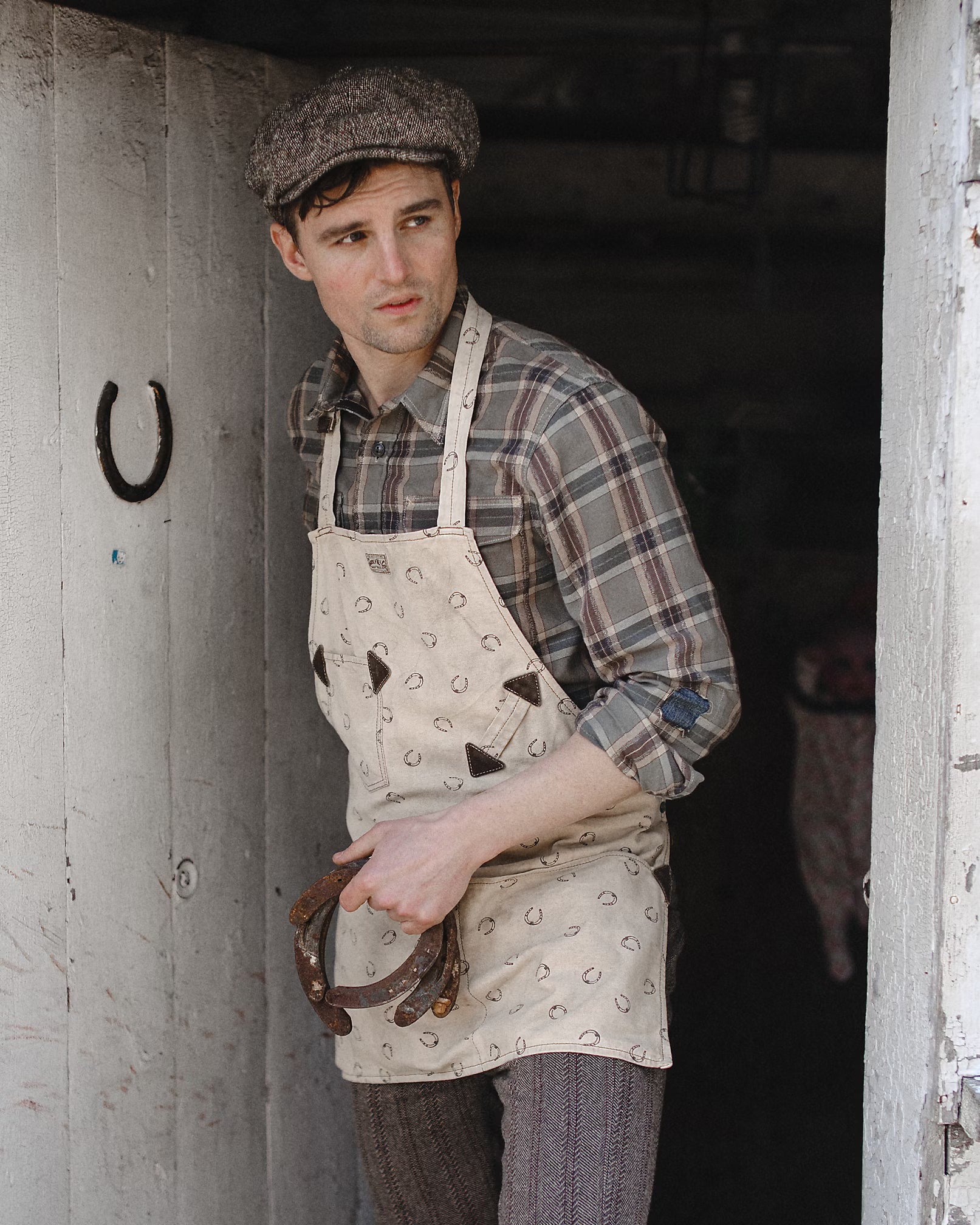 RRL Repaired Plaid Twill Workshirt