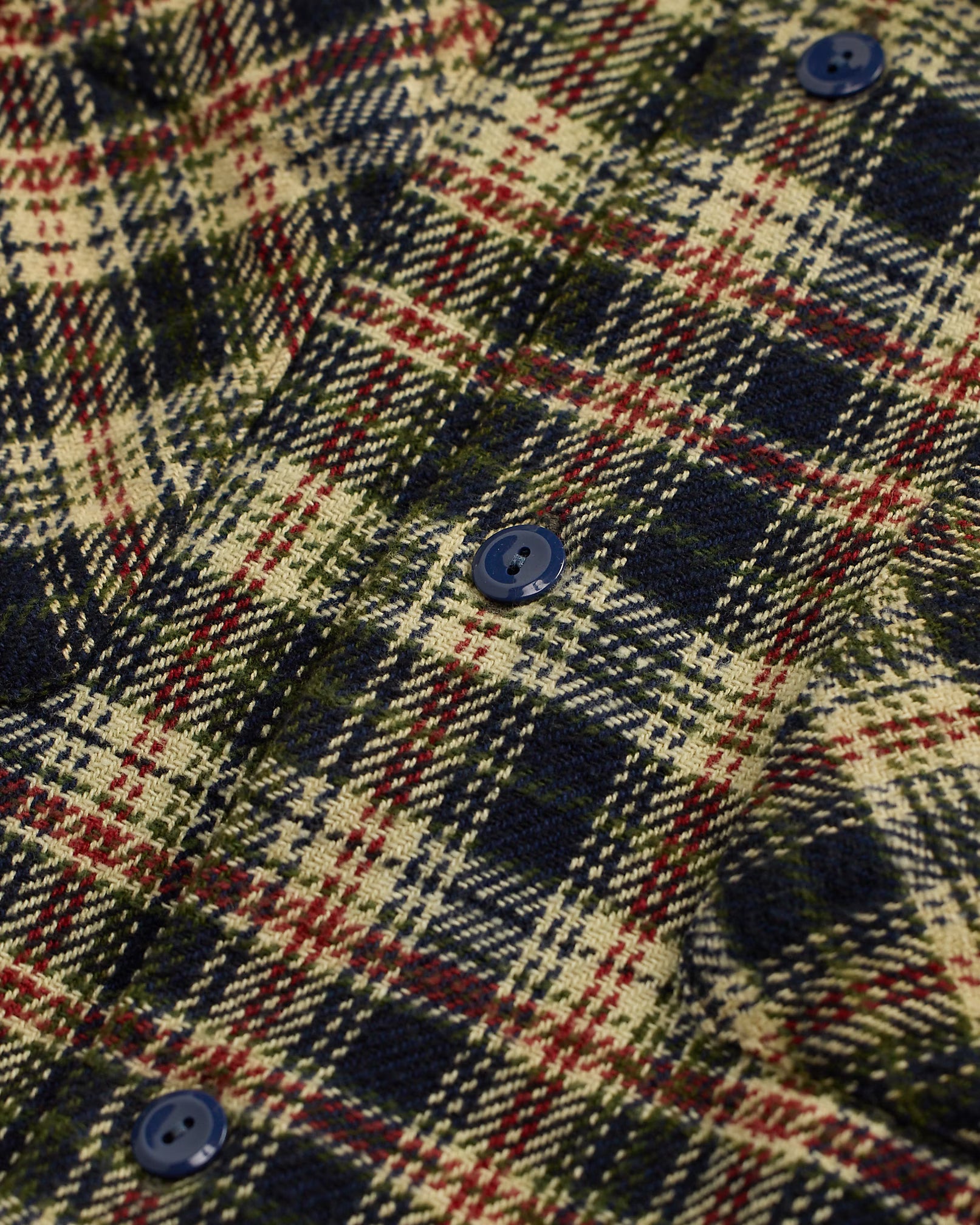 RRL Plaid Twill Camp Shirt