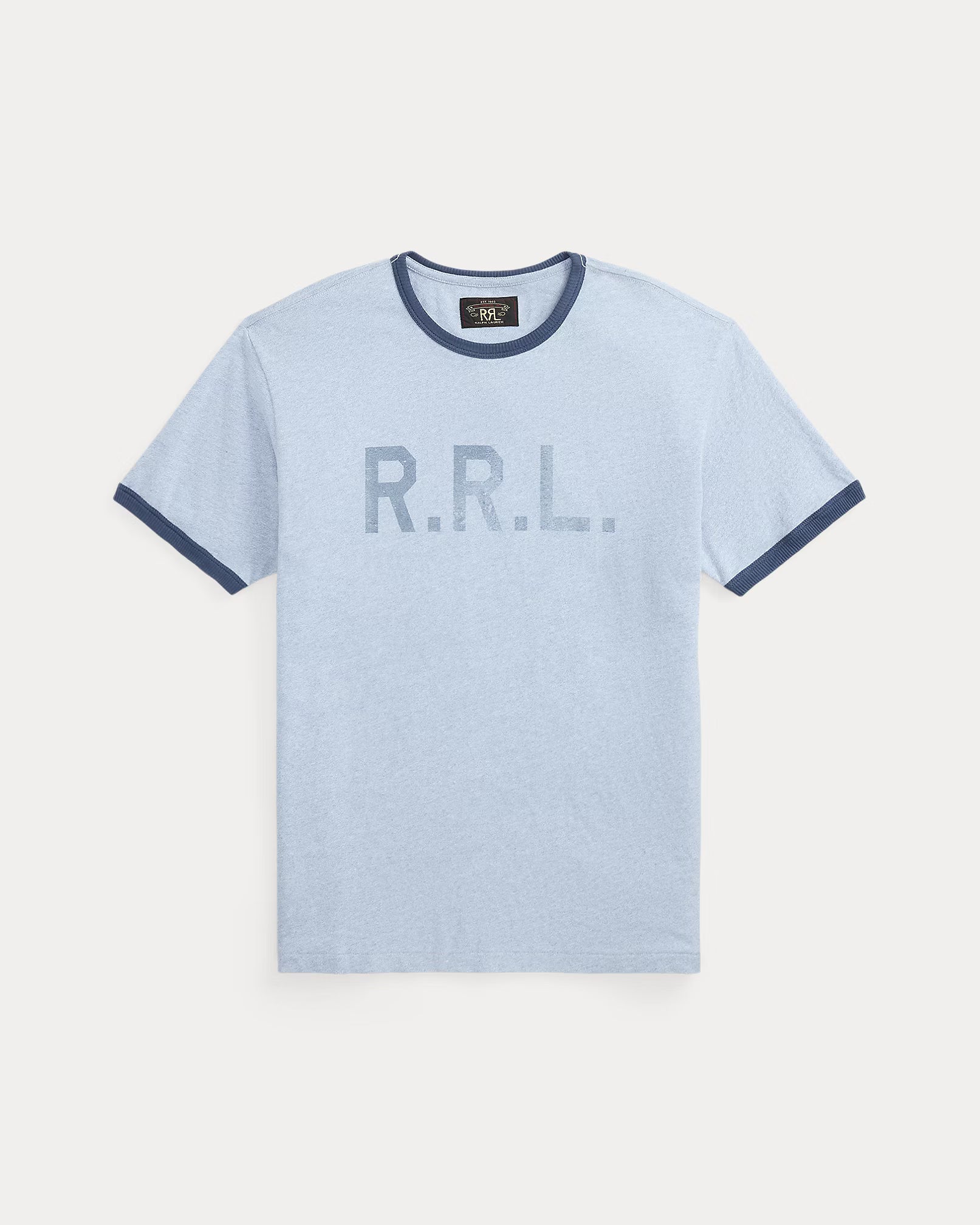 RRL Logo Jersey Ringer T-Shirt