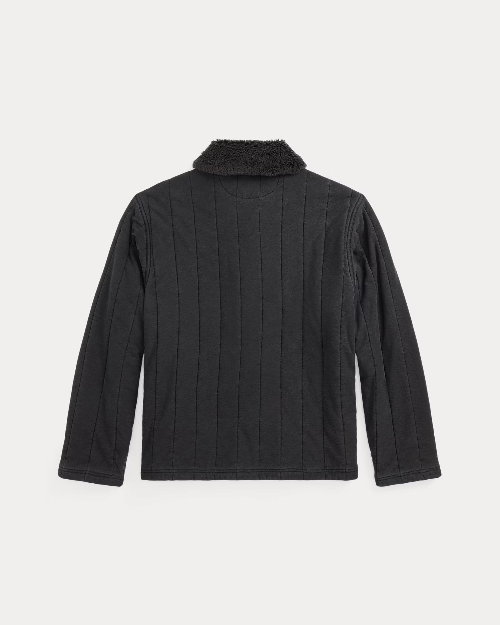 RRL Fleece-Collar Quilted Jersey Jacket