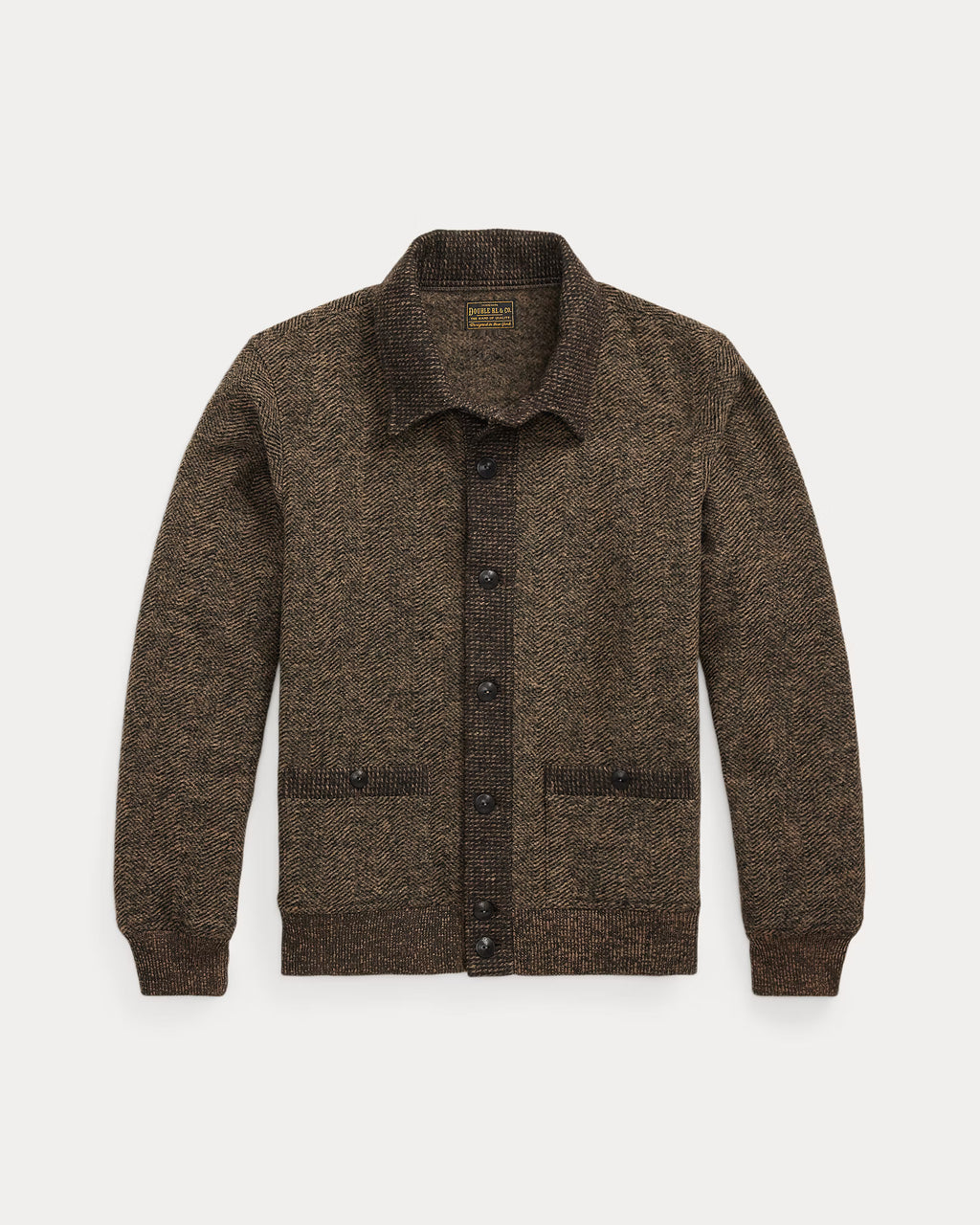 RRL Double-Knit Tweed Cardigan