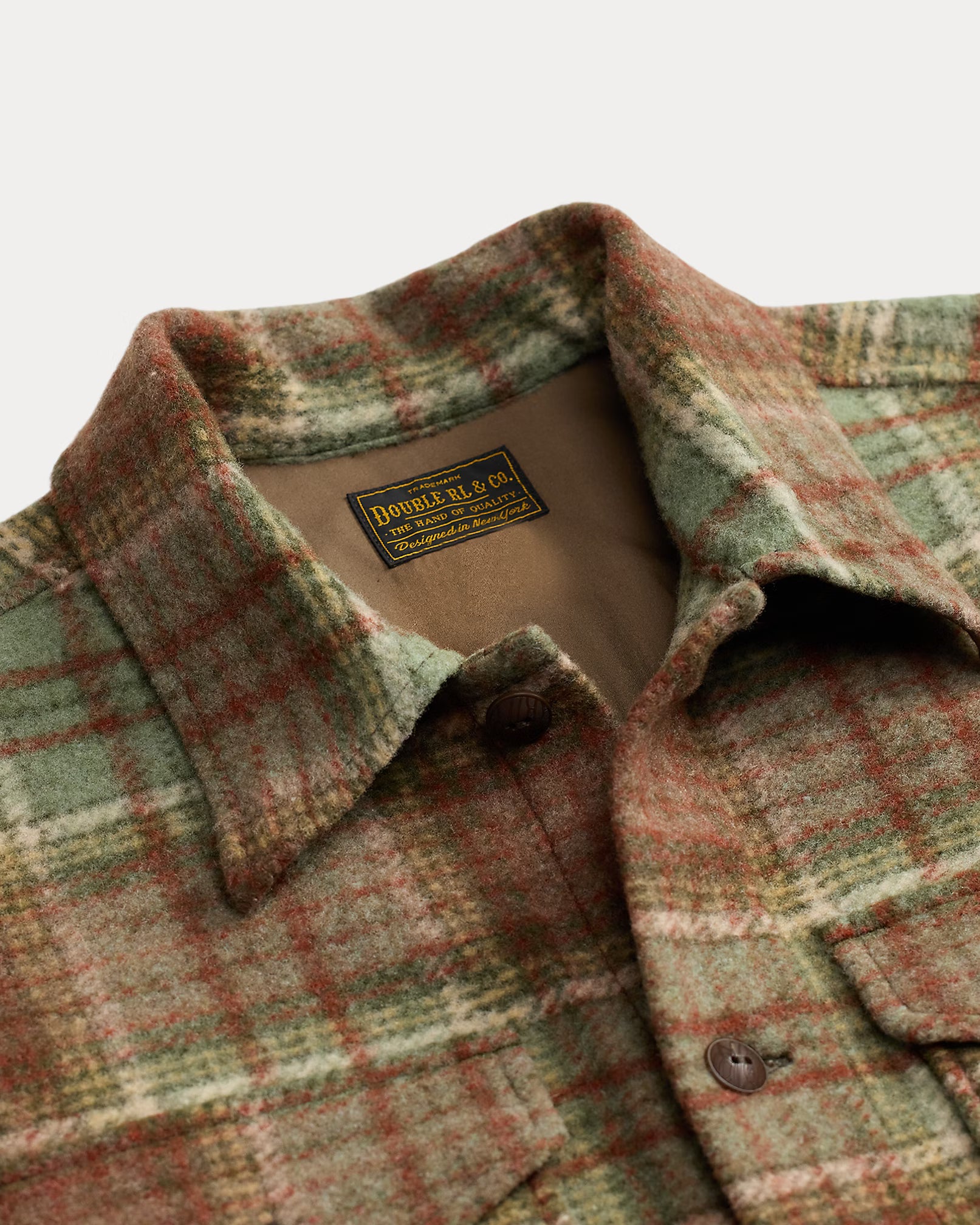 RRL Plaid Wool-Blend Workshirt