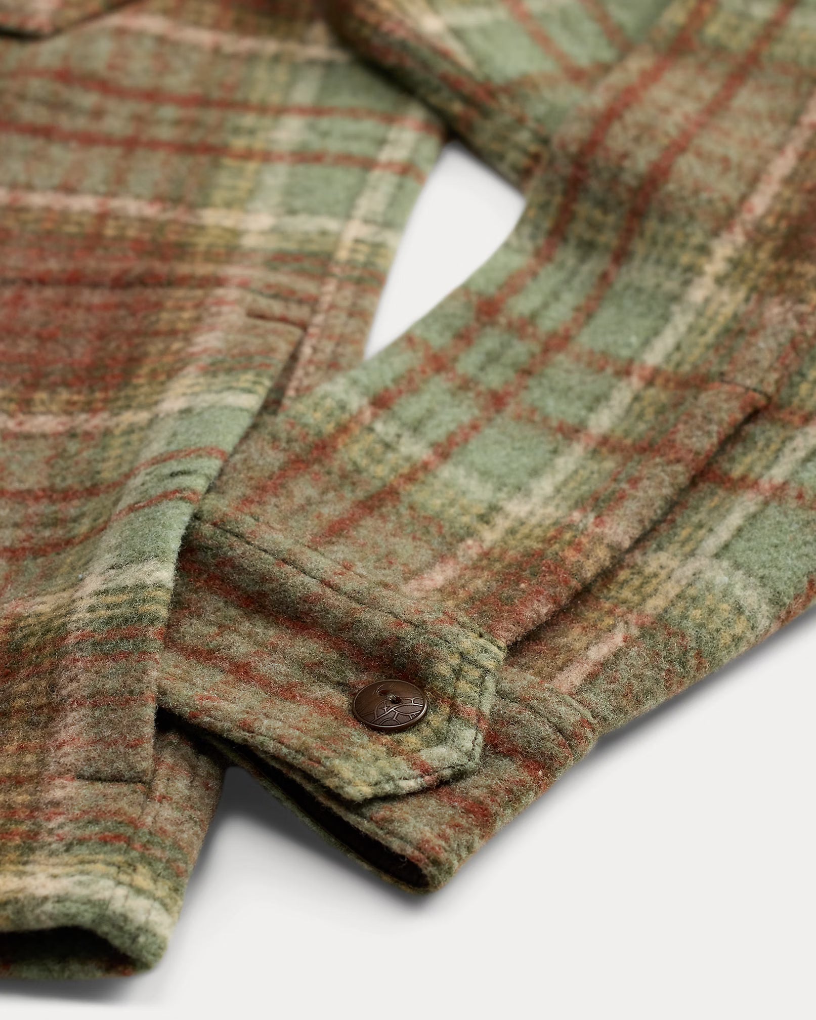 RRL Plaid Wool-Blend Workshirt