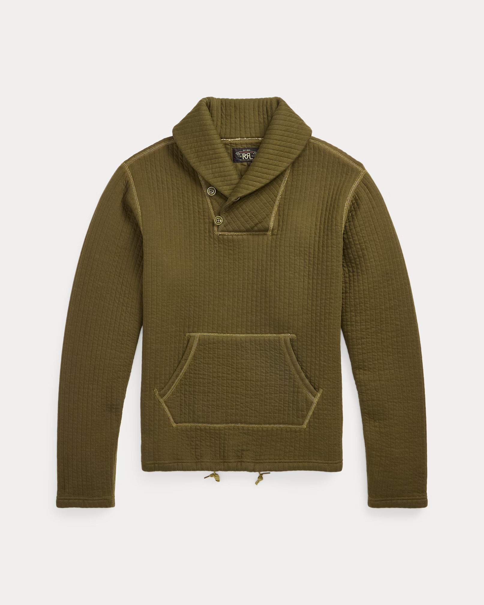 トップス RRL QUILTED COTTONJERSY PULLOVER 希少 L RRL QUILTED トップス RRL QUILTED COTTONJERSY PULLOVER 希少 L RRL QUILTED