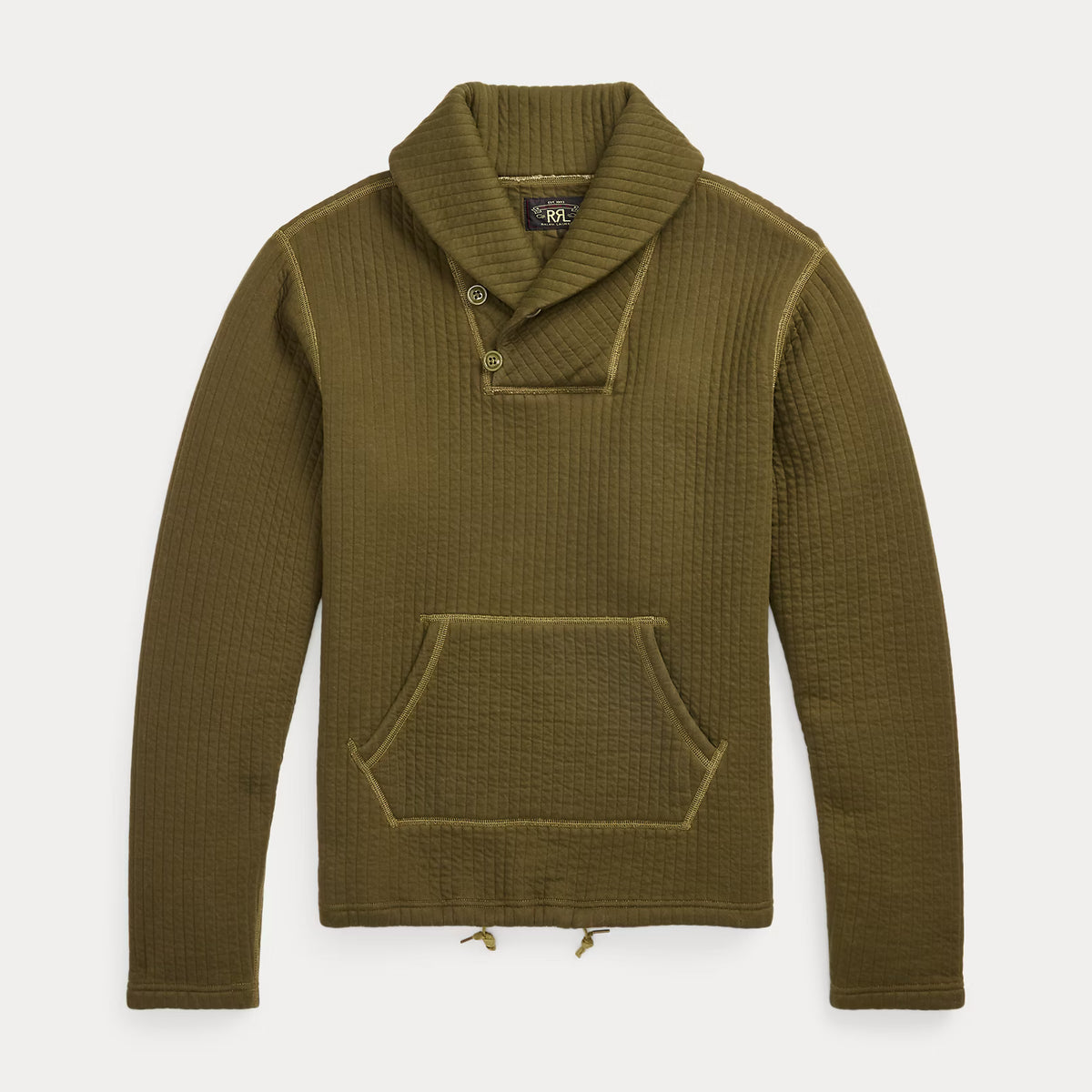 RRL Quilted Double-Knit Sweatshirt