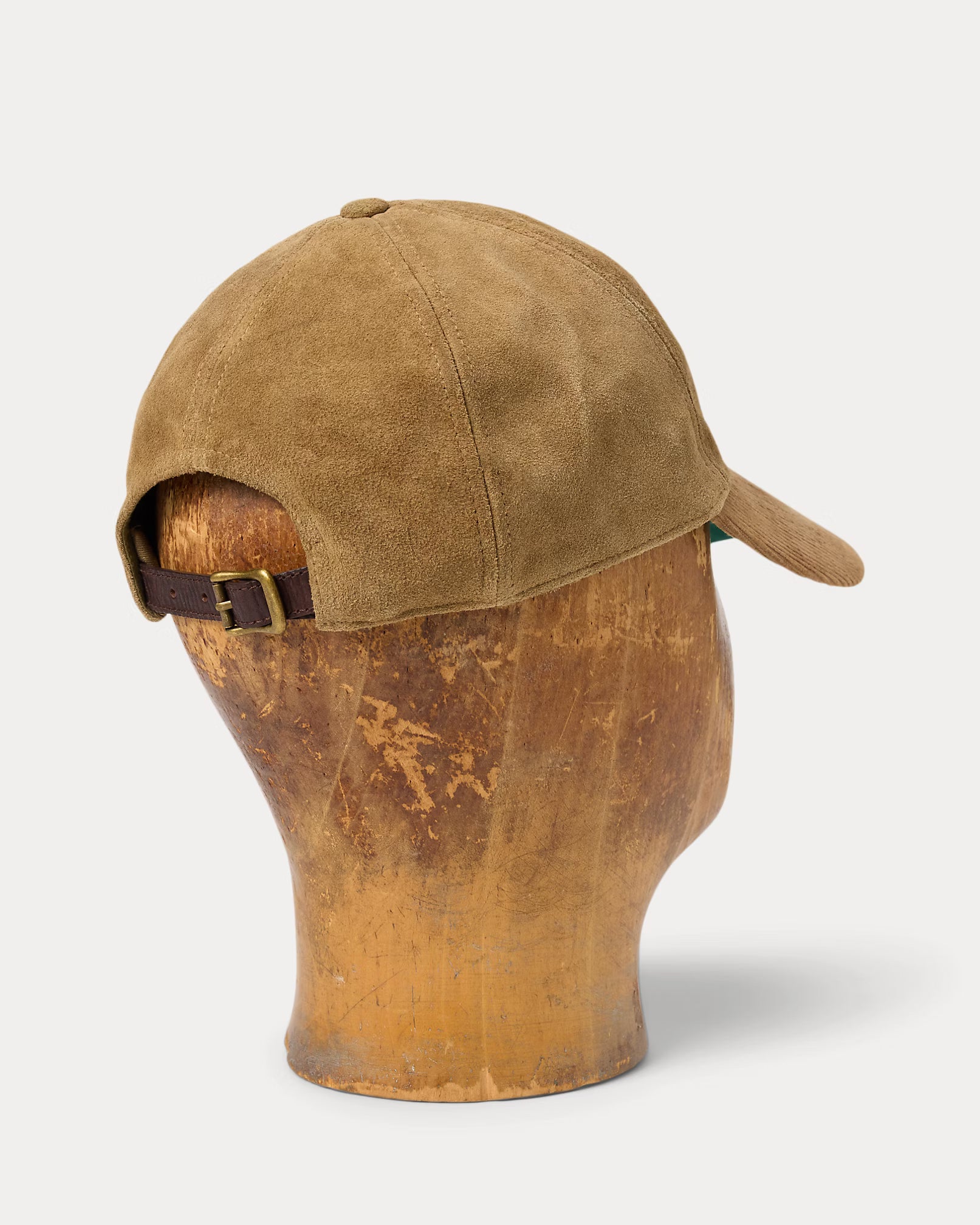 RRL Roughout Suede Trucker Cap - Tan