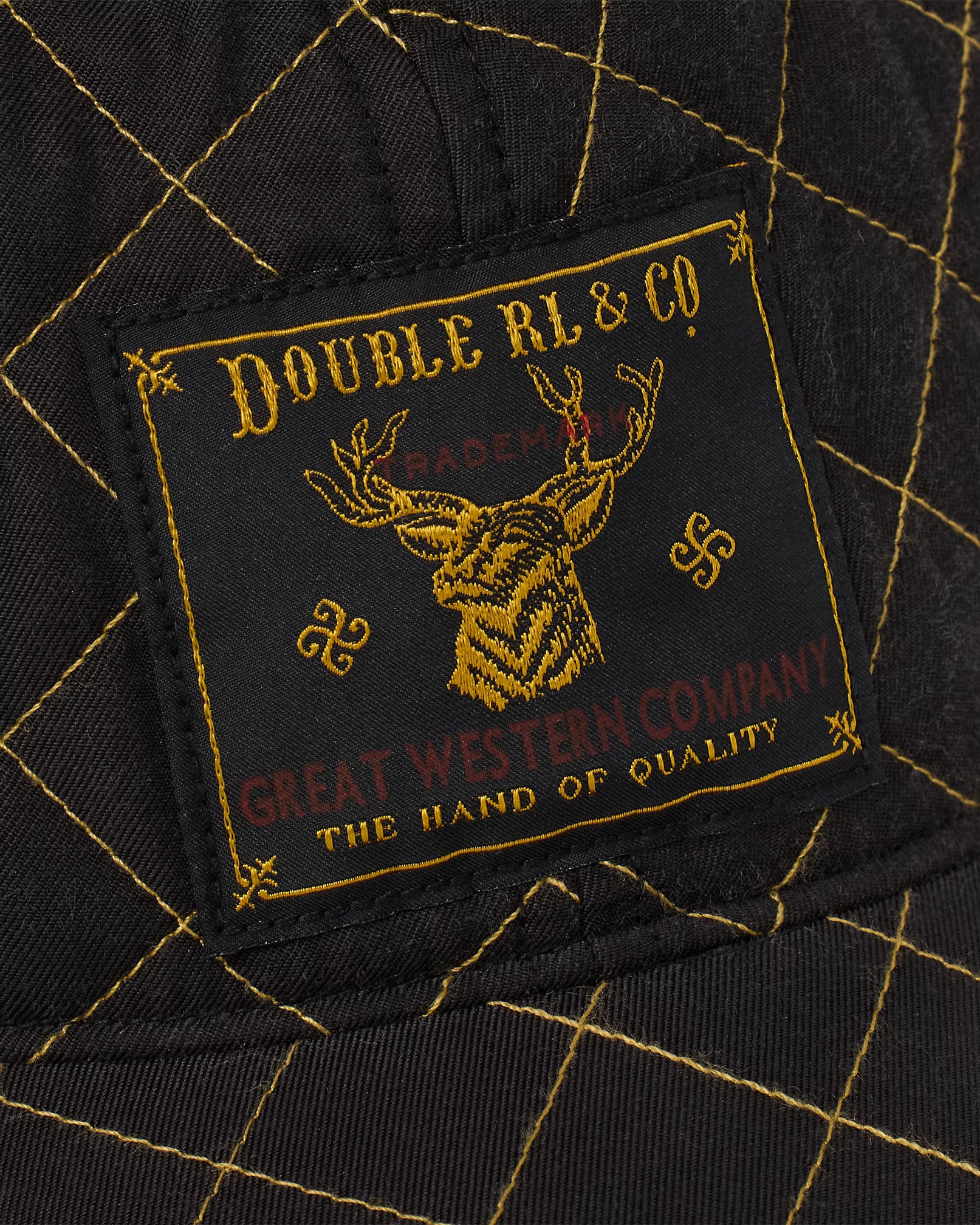 RRL Quilted Ball Cap