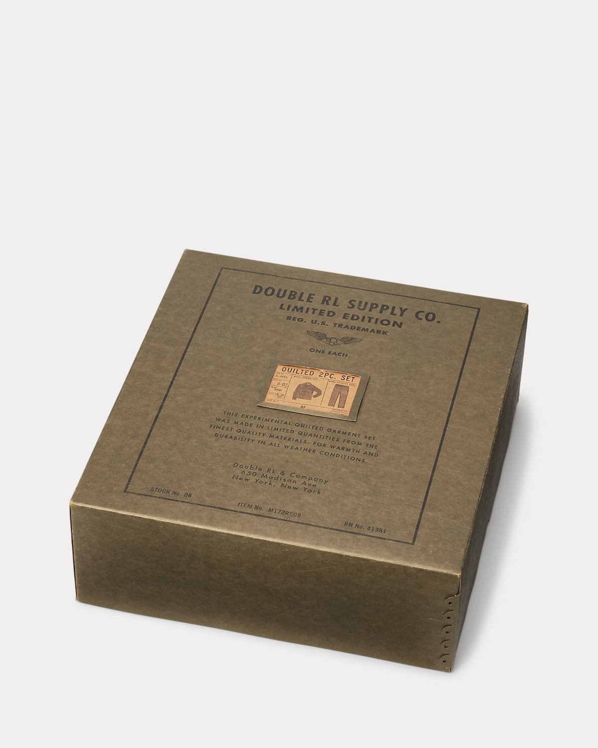 RRL Limited-Edition Quilted 2-Piece Set