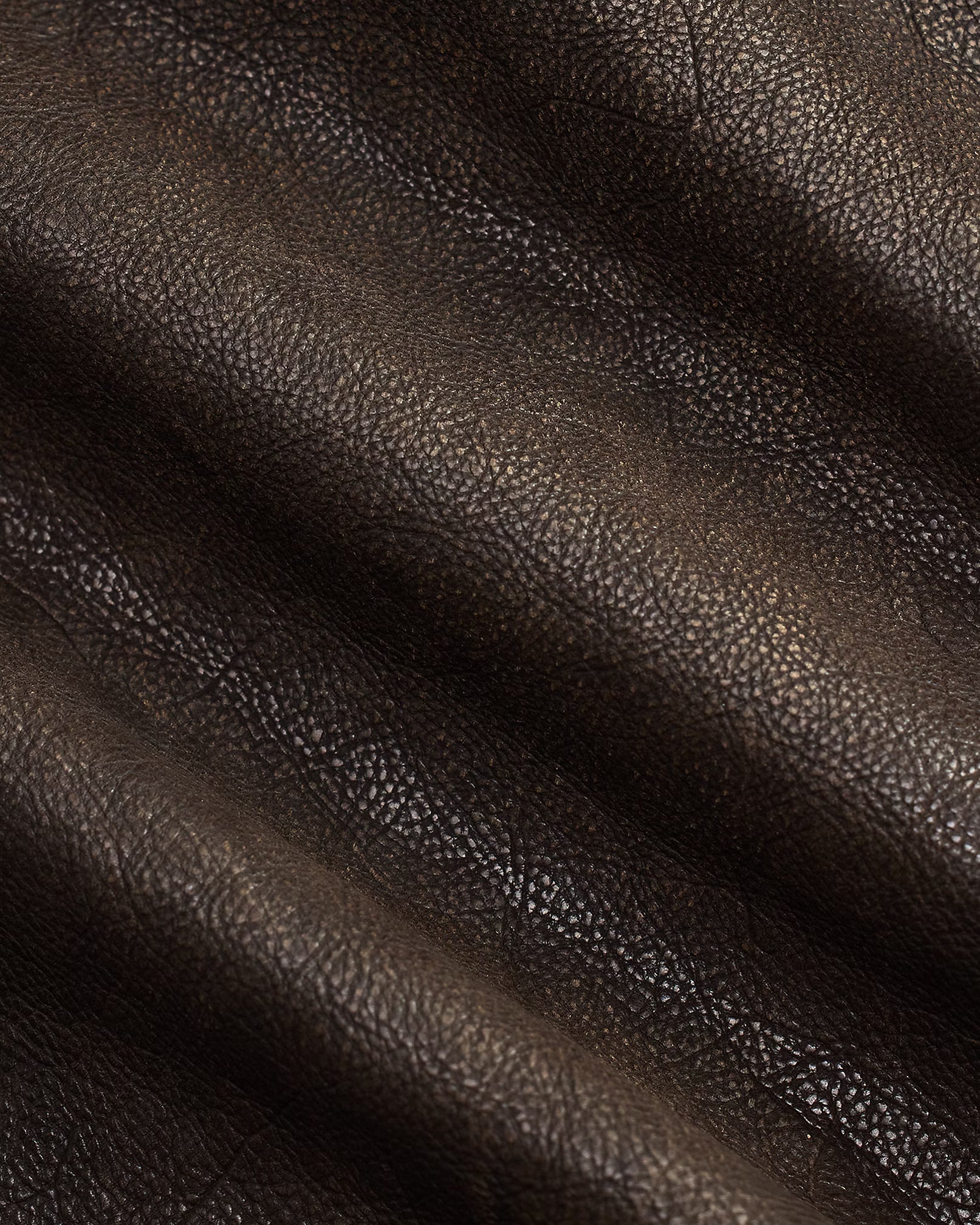 RRL Shearling-Collar Leather Flight Jacket