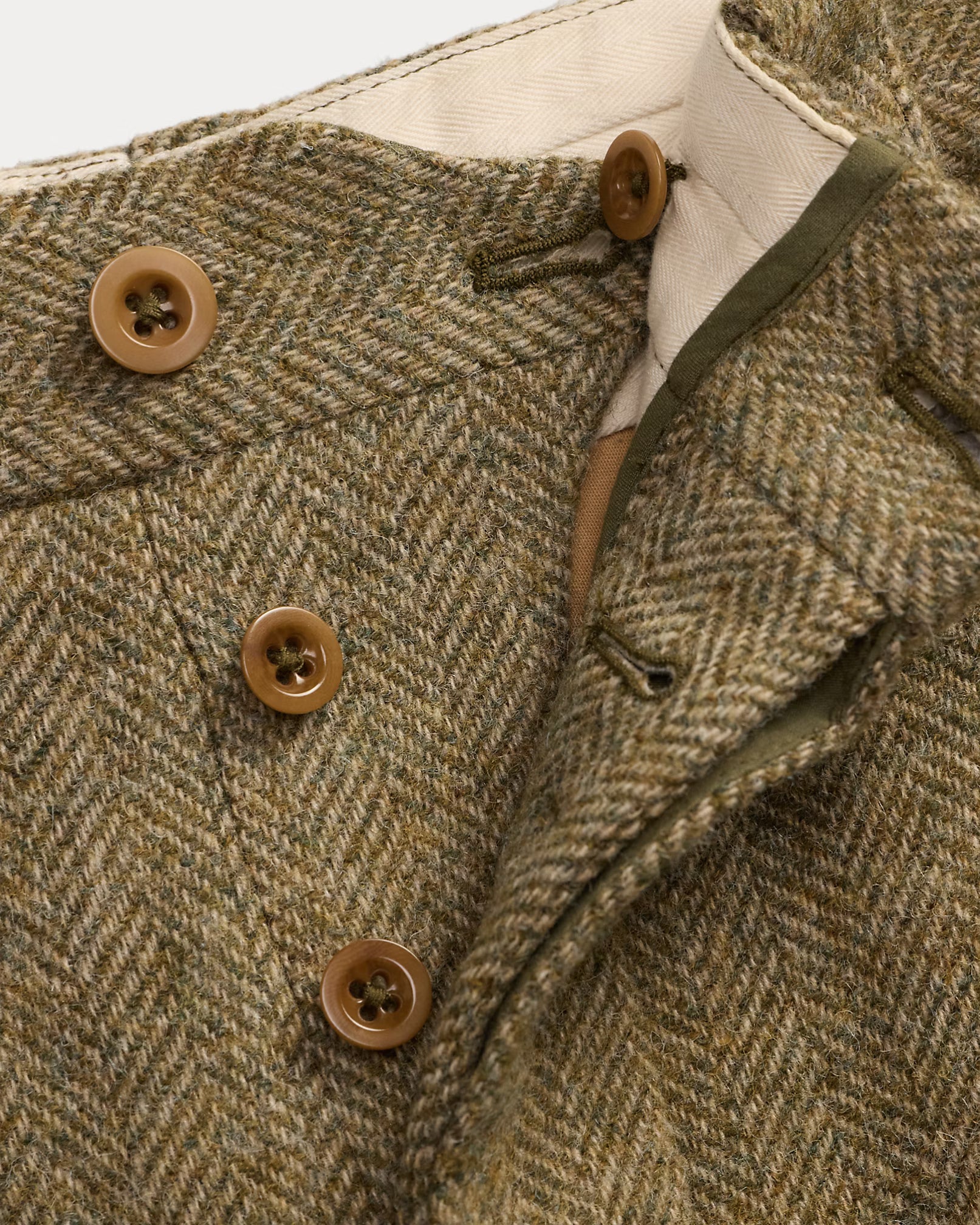 RRL Slim Fit Wool Herringbone Pant