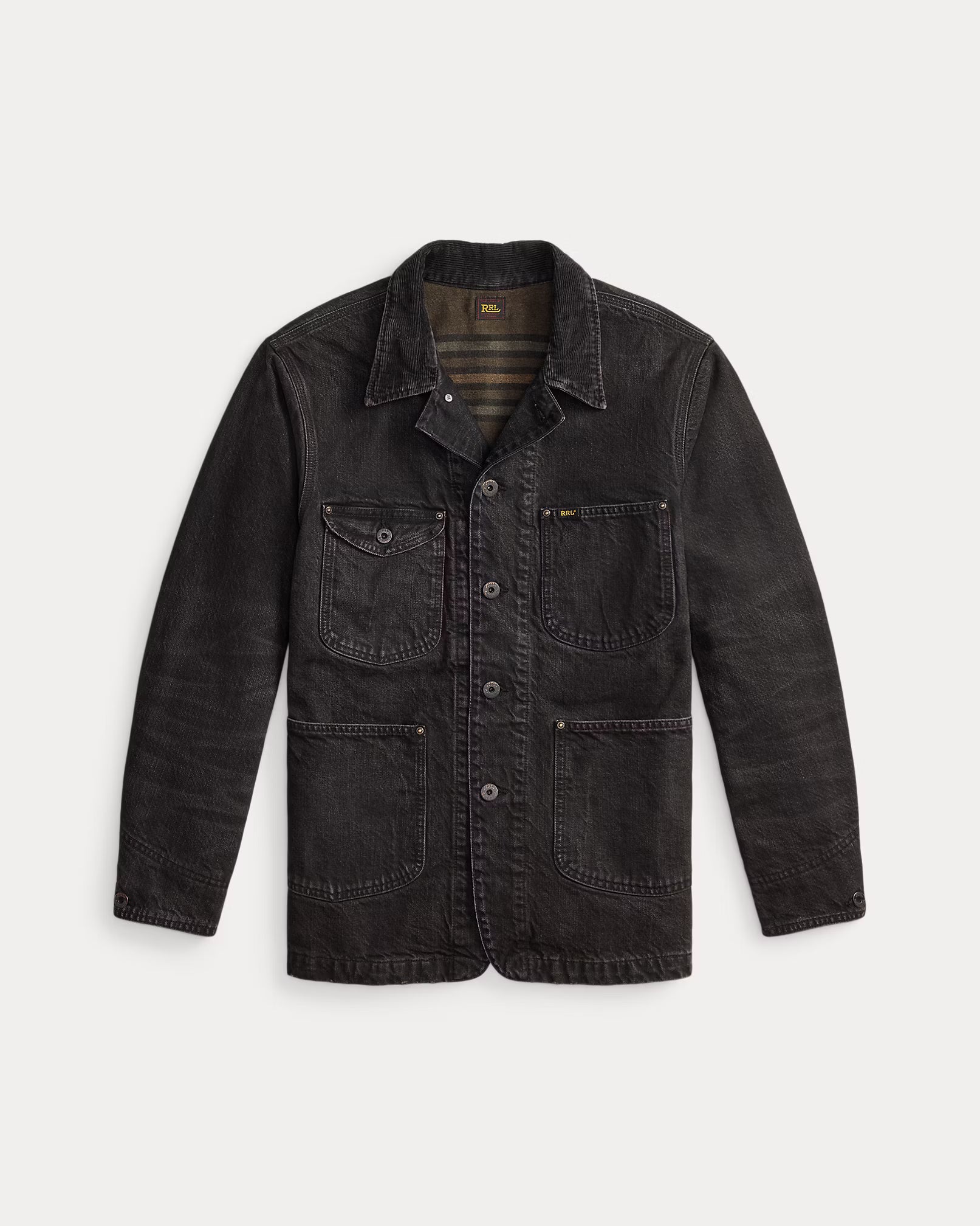 RRL Corduroy-Collar Denim Jacket