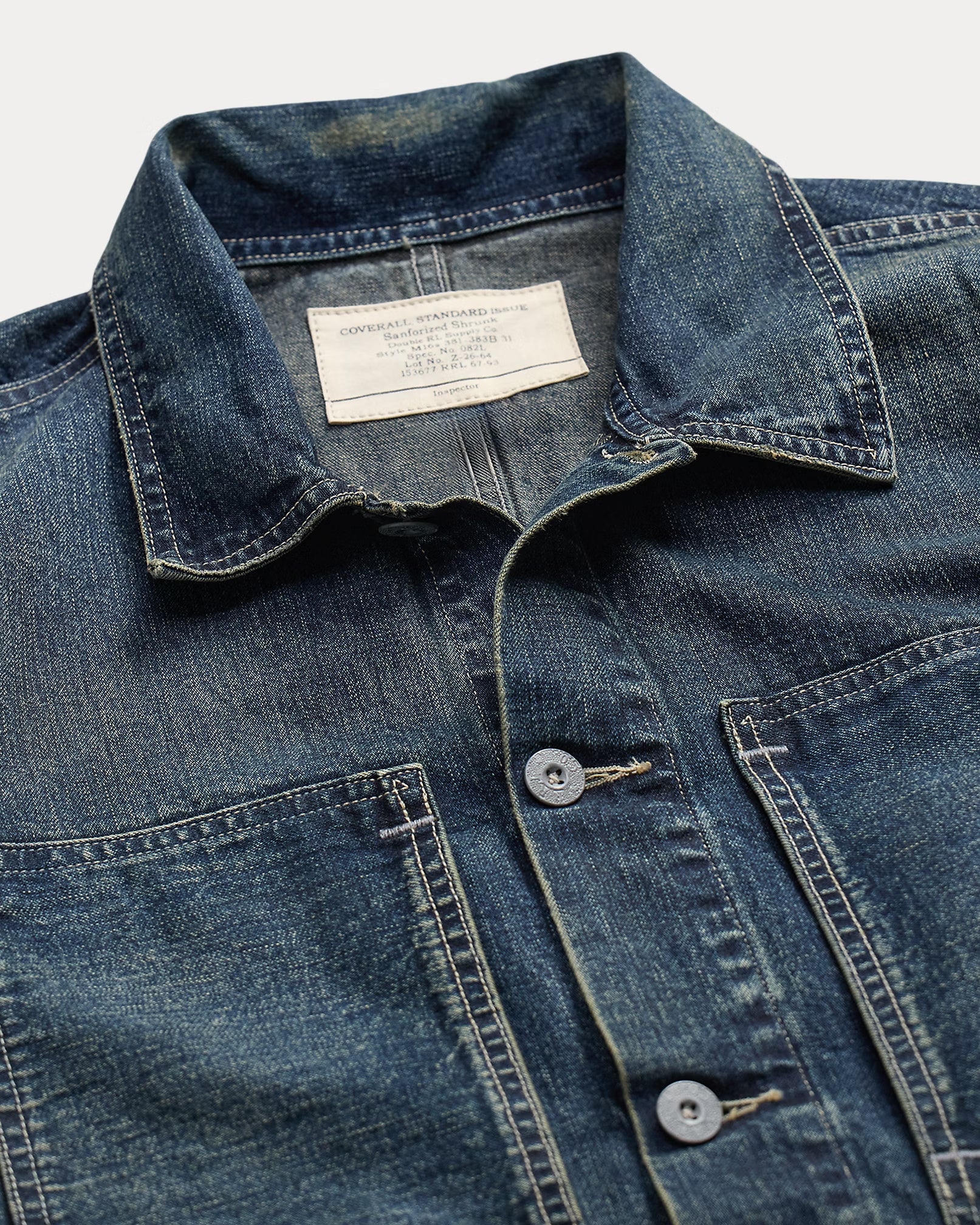RRL Hartington Indigo Denim Coverall