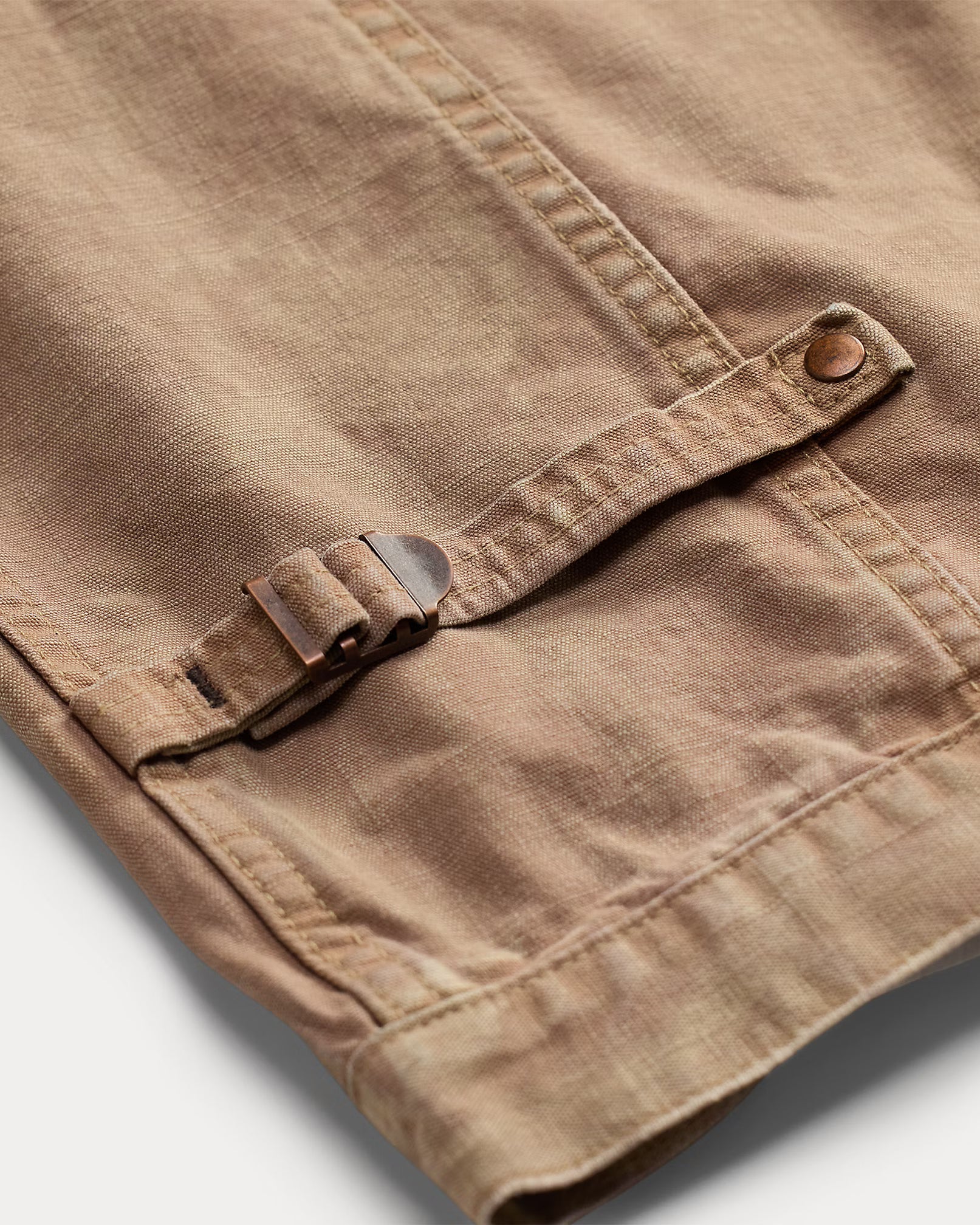 RRL Distressed Canvas Trucker Jacket