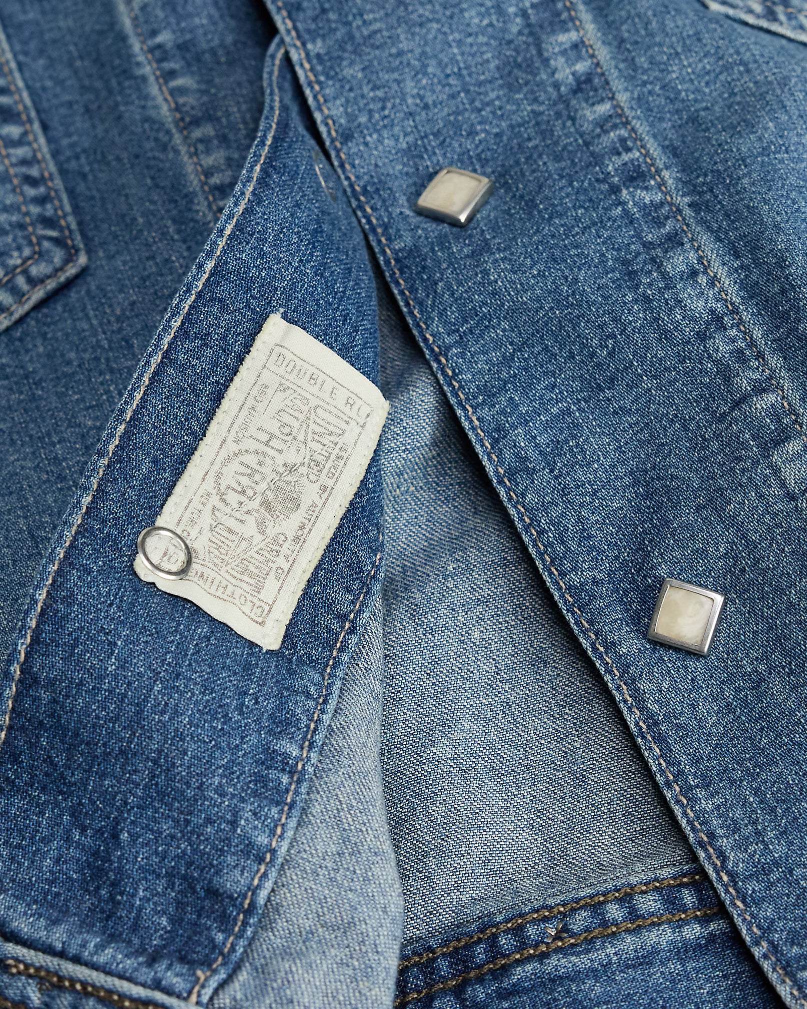 RRL Studded Indigo Denim Jacket