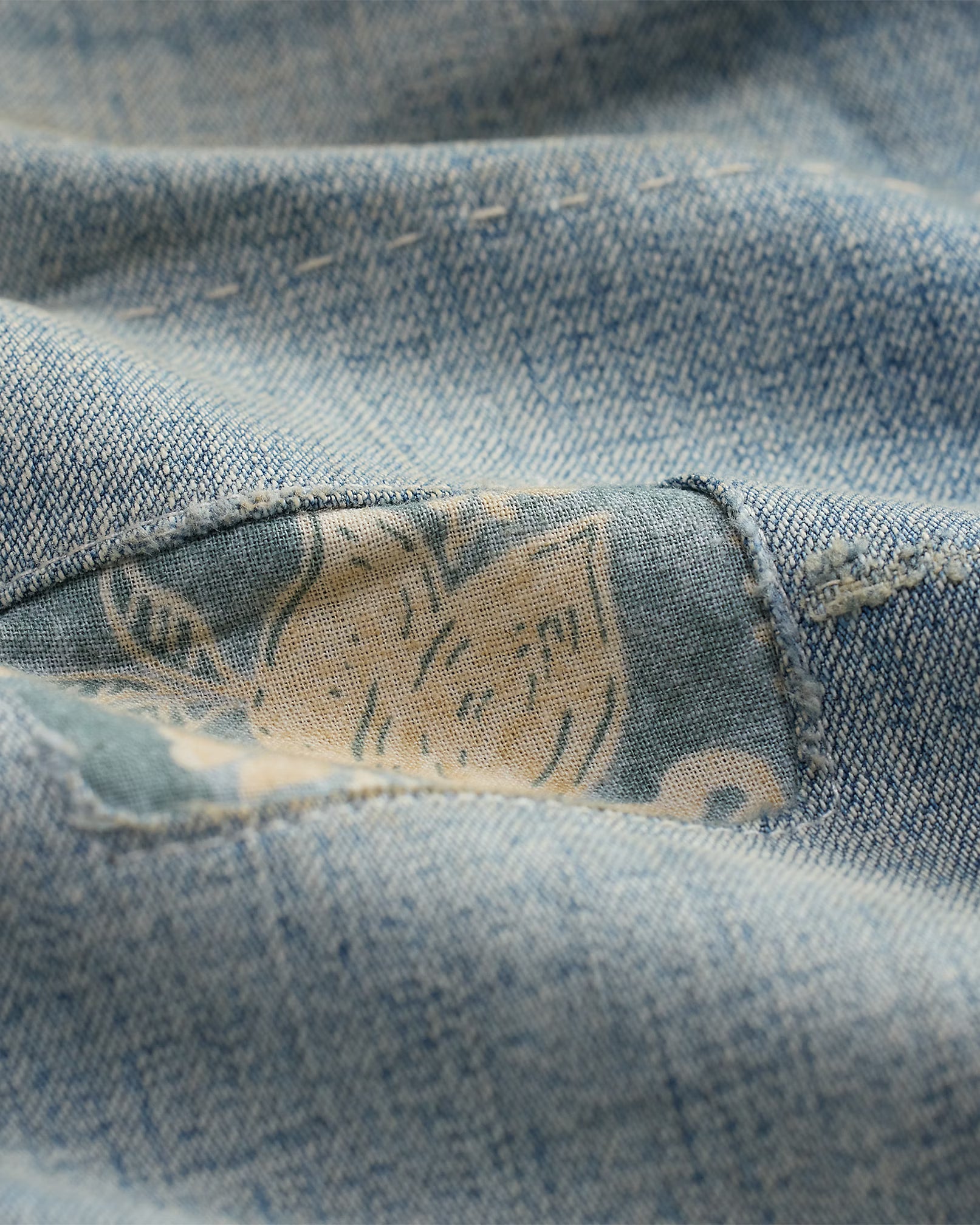 RRL Repaired Earlston Carpenter Jean