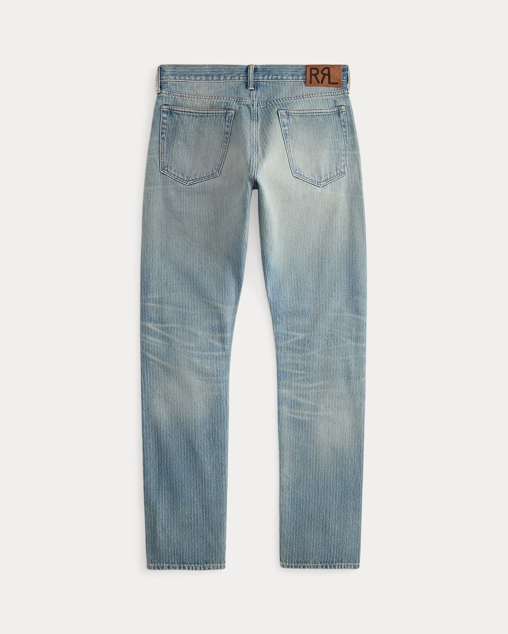 RRL High Slim Jacquard Denim Jean