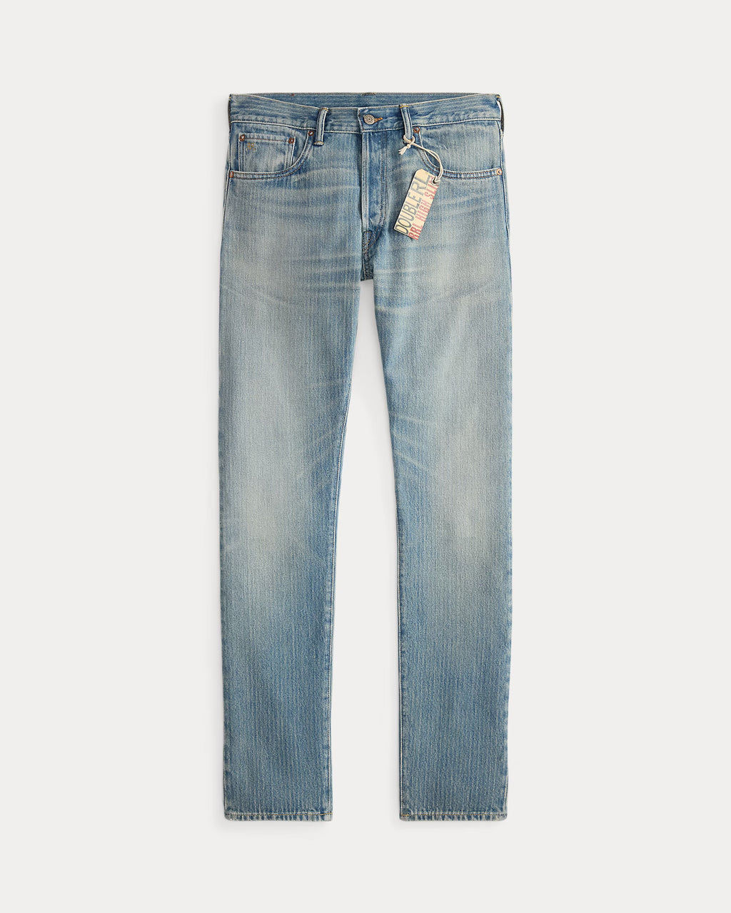 RRL slim narrow distressed jean  サイズ32 RRL High Slim Jacquard Denim Jean