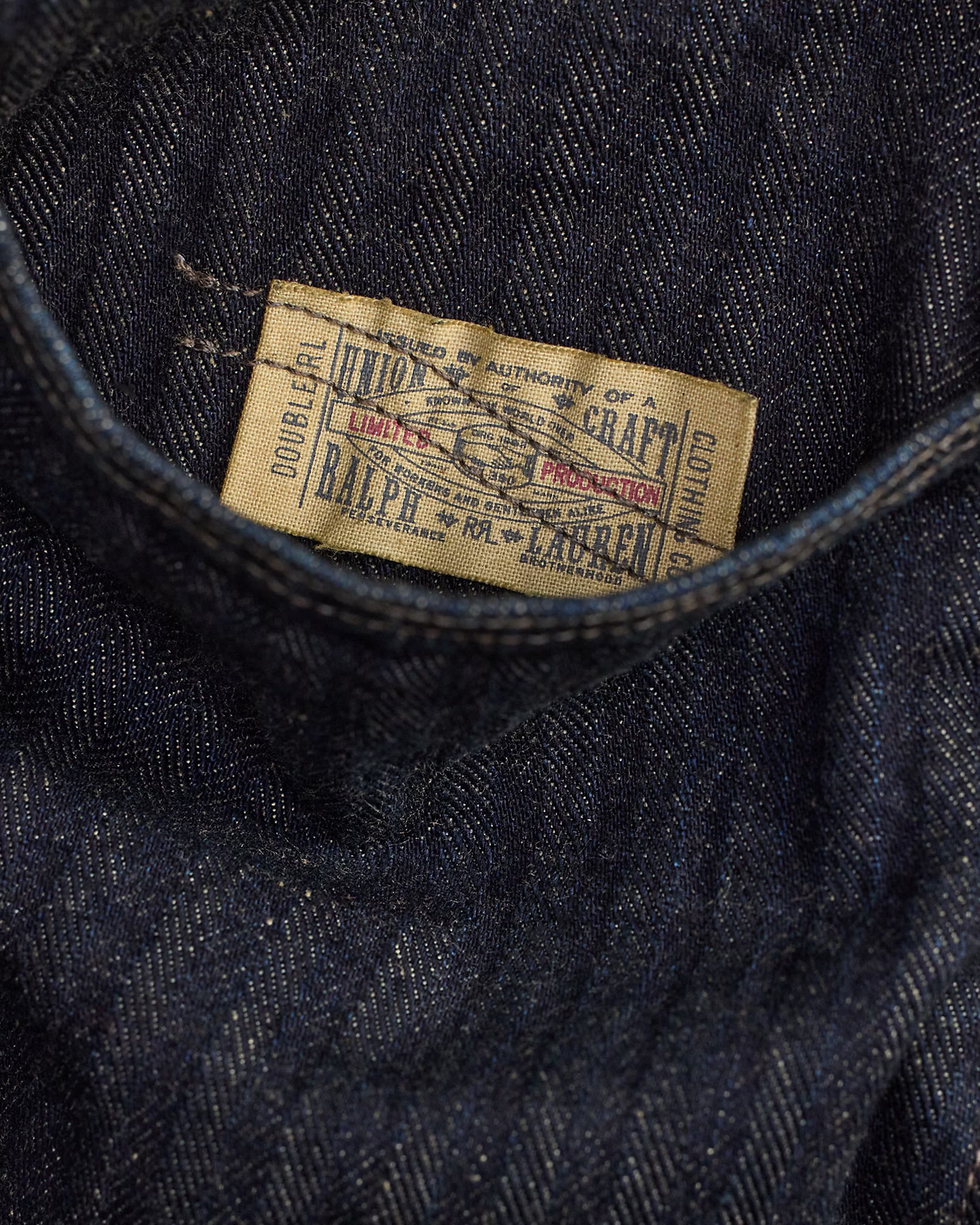 RRL Limited-Edition Indigo Herringbone Shirt