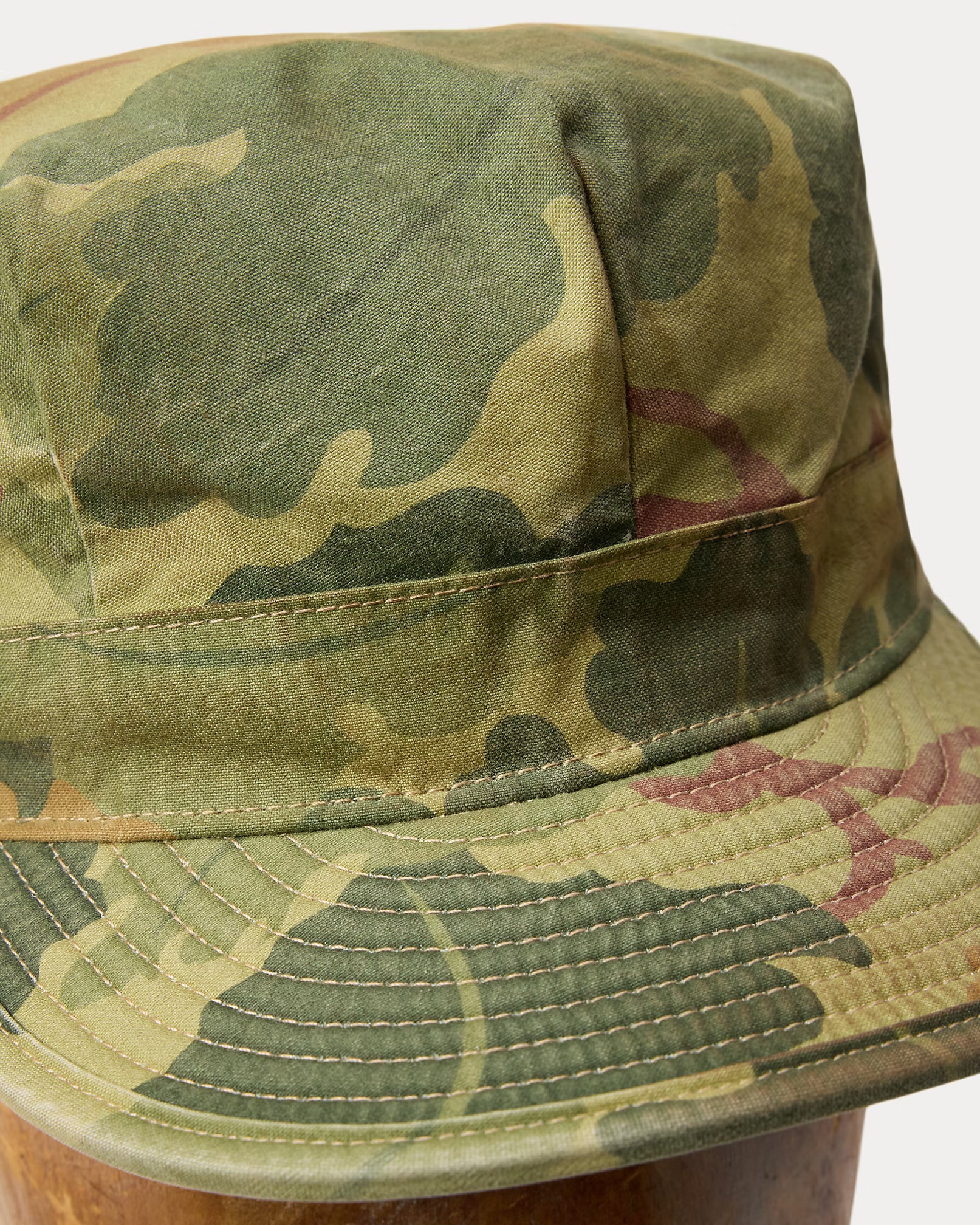 RRL Camo Poplin Cap