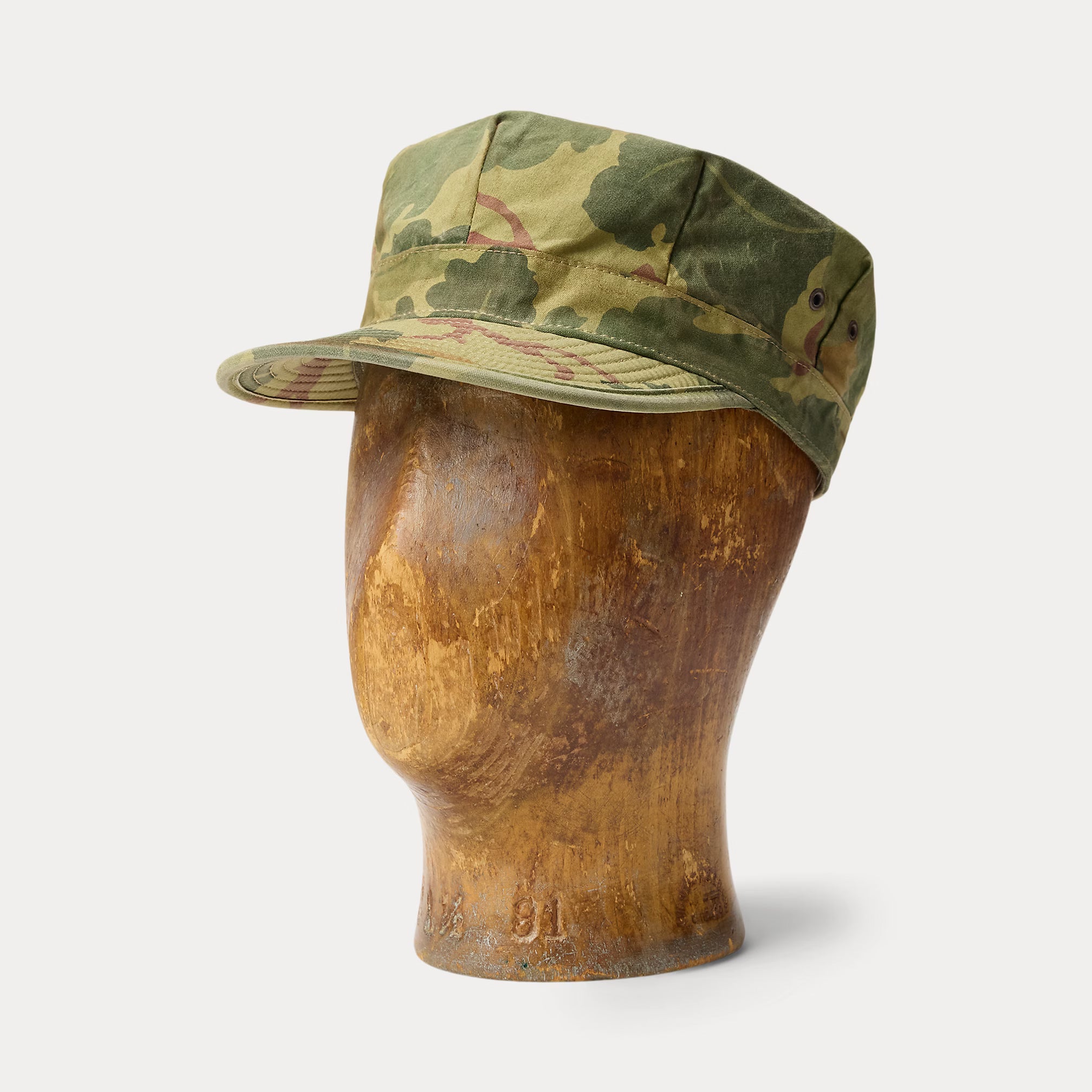 RRL Camo Poplin Cap