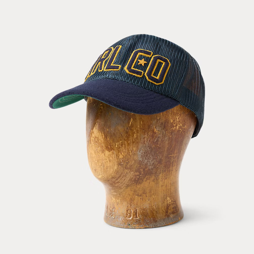 RRL Felt-Bill Mesh Trucker Cap