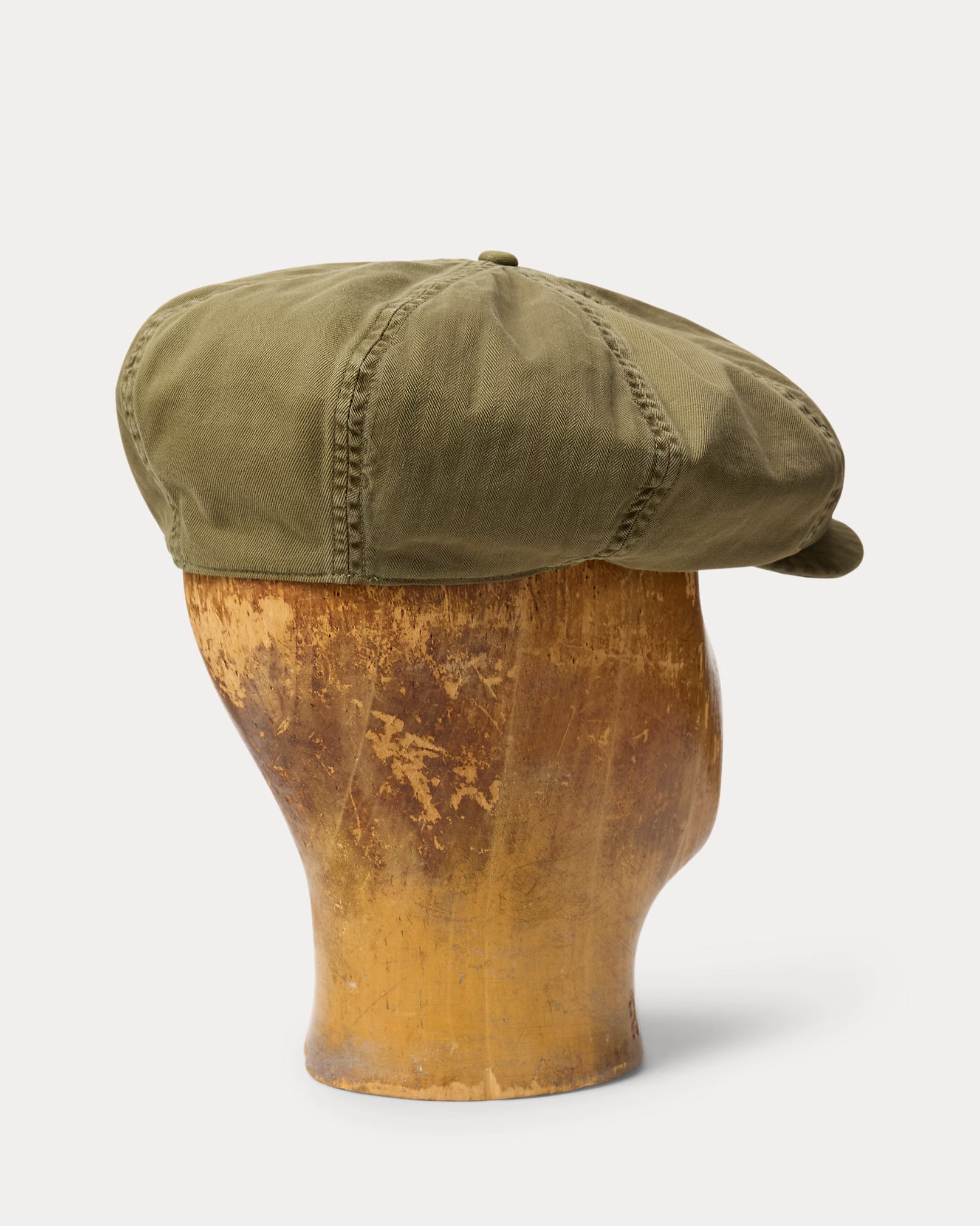 RRL Garment-Dyed Twill Newsboy Cap