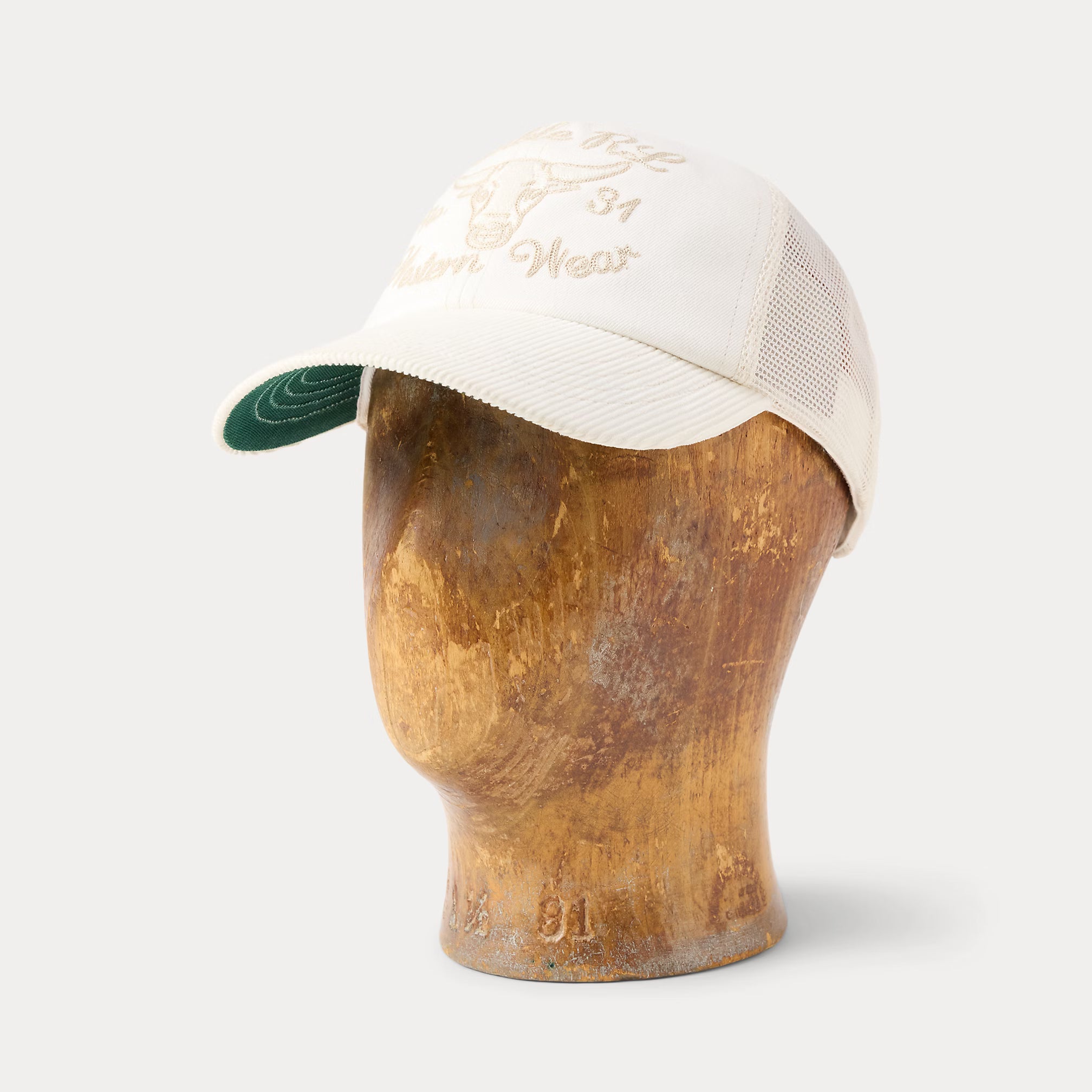 RRL Corduroy-Bill Twill Trucker Cap
