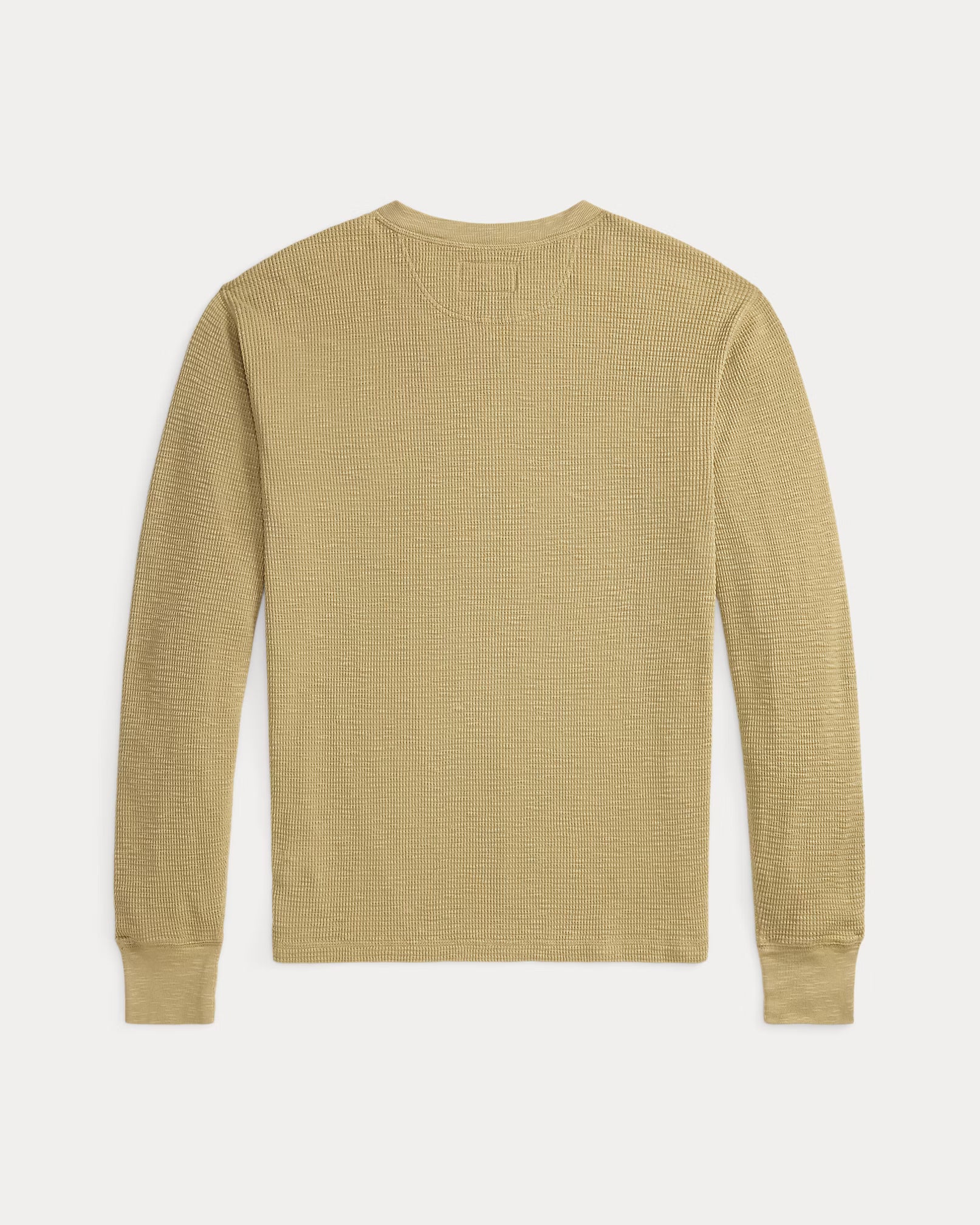 RRL Garment-Dyed Waffle-Knit Henley Shirt