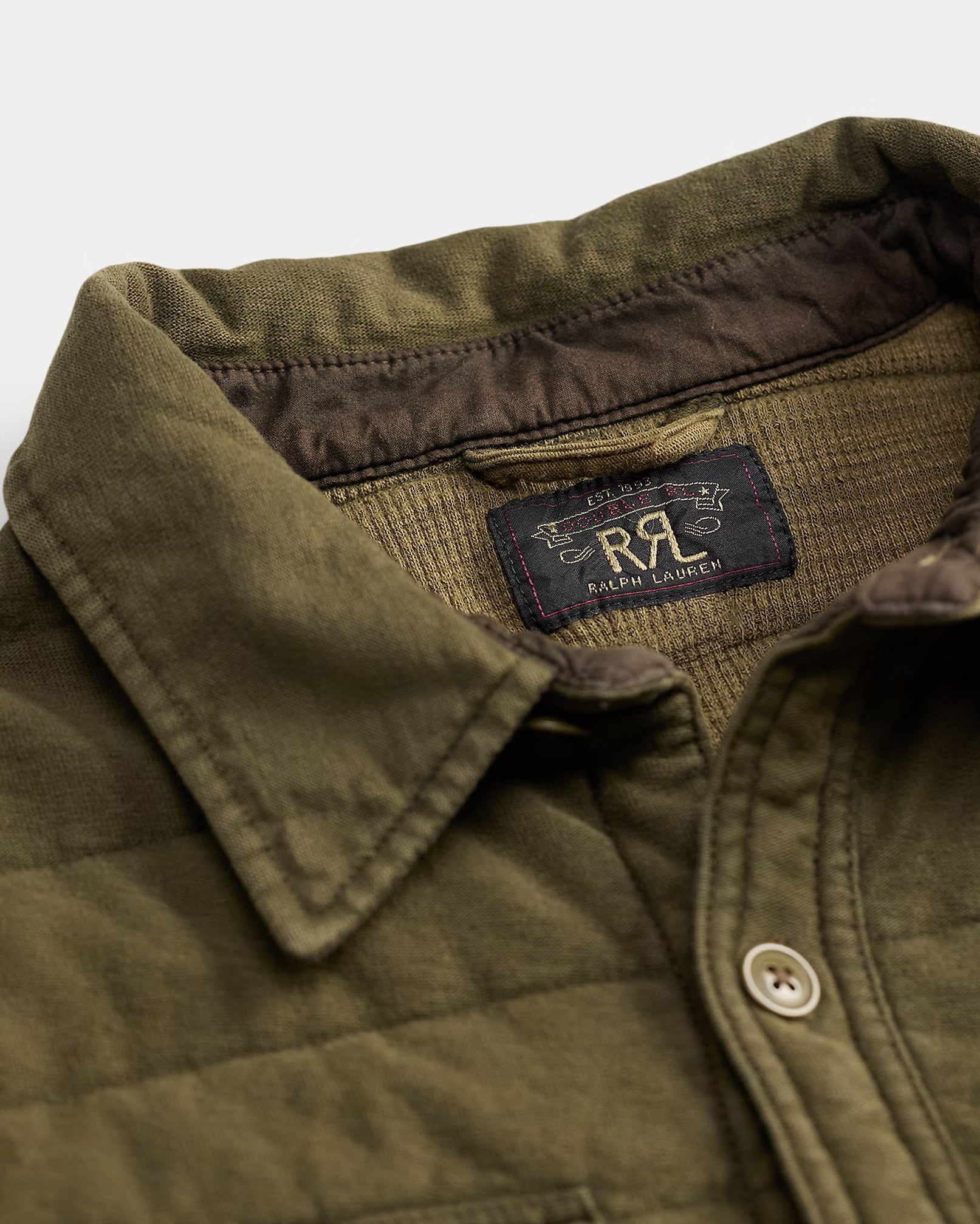 RRL Quilted Jersey Overshirt