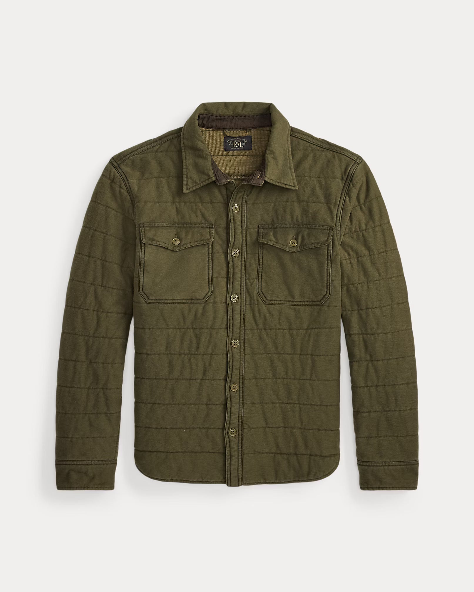 RRL Quilted Jersey Overshirt