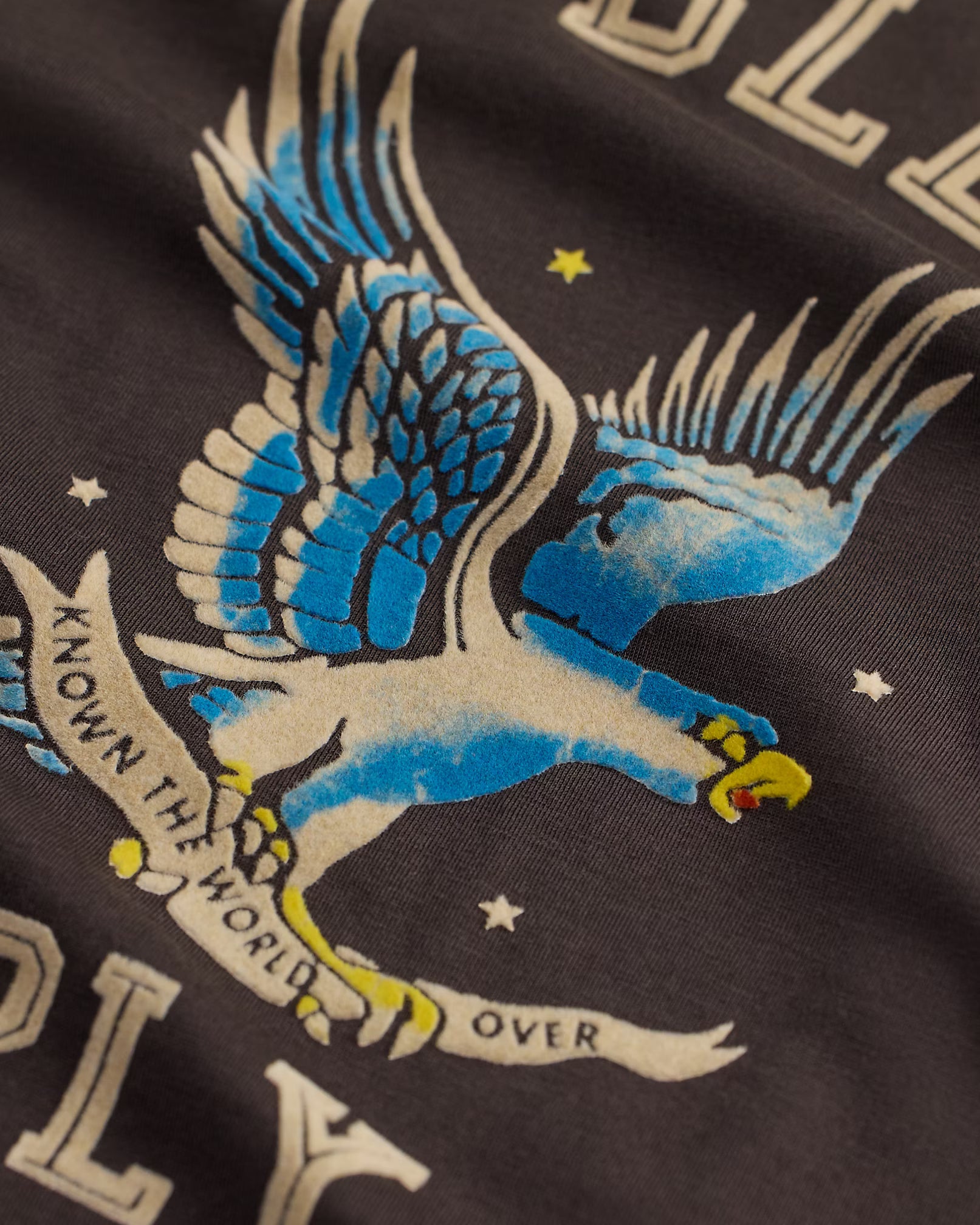 RRL Garment-Dyed Jersey Graphic T-Shirt