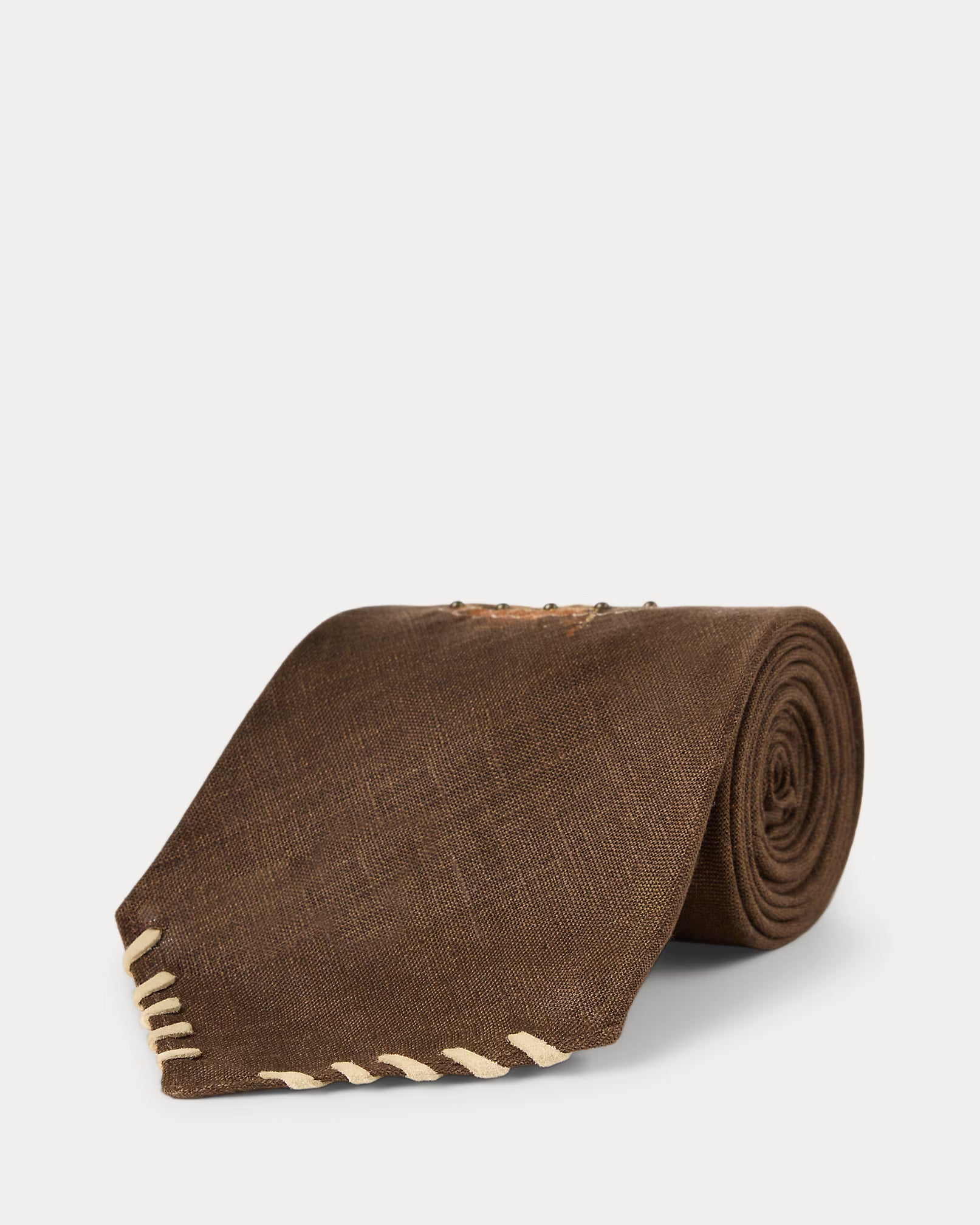 RRL Handmade Horse-Print Linen Tie