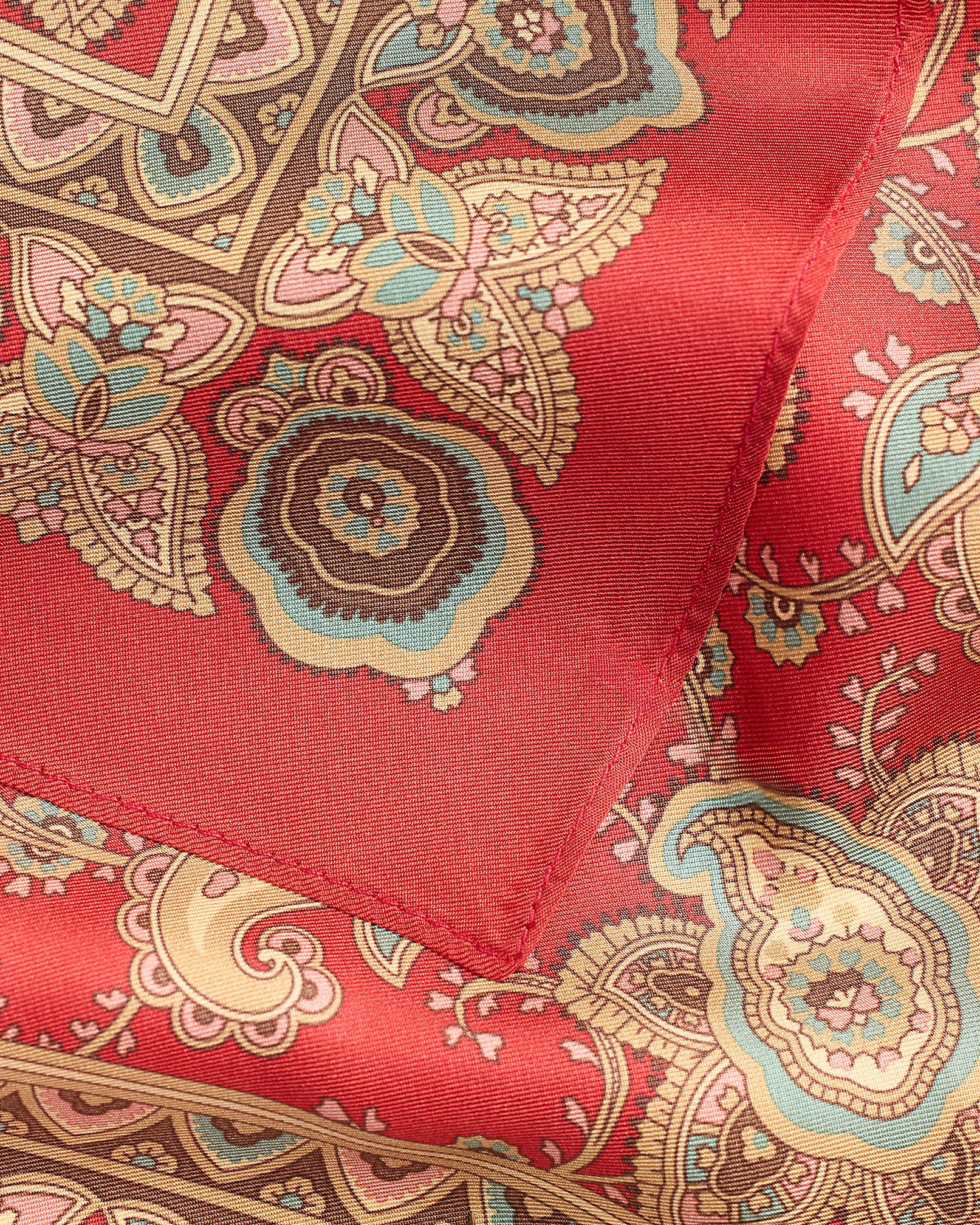 RRL Handmade Paisley Silk Western Ascot