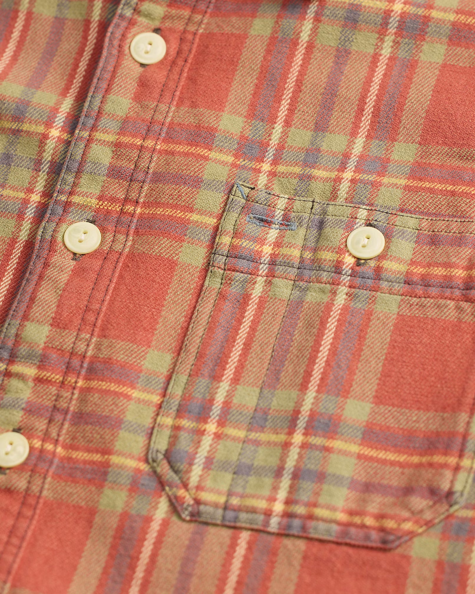 RRL Plaid Twill Workshirt