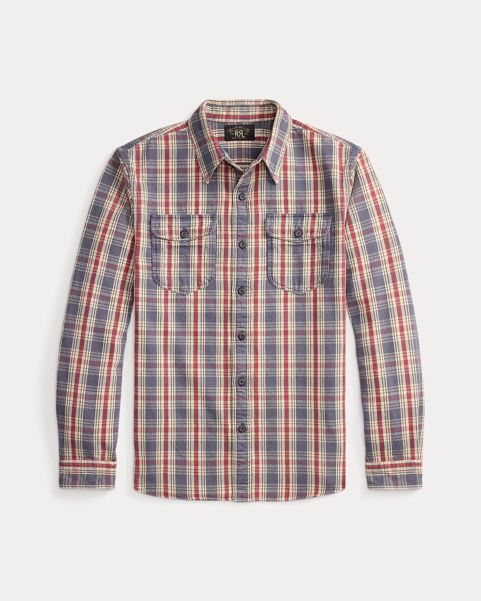 RRL Plaid Twill Workshirt