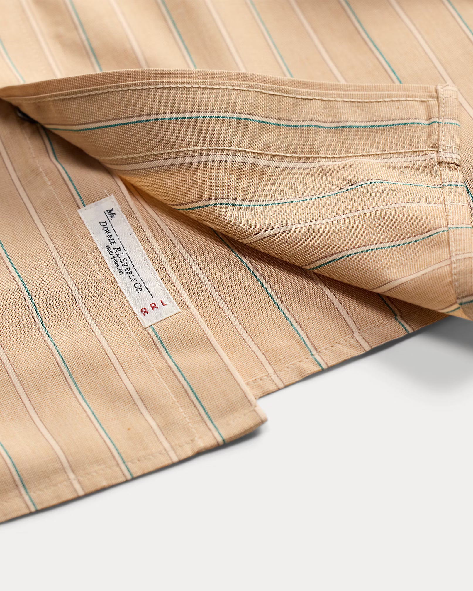 RRL Slim Fit French Cuff Western Shirt