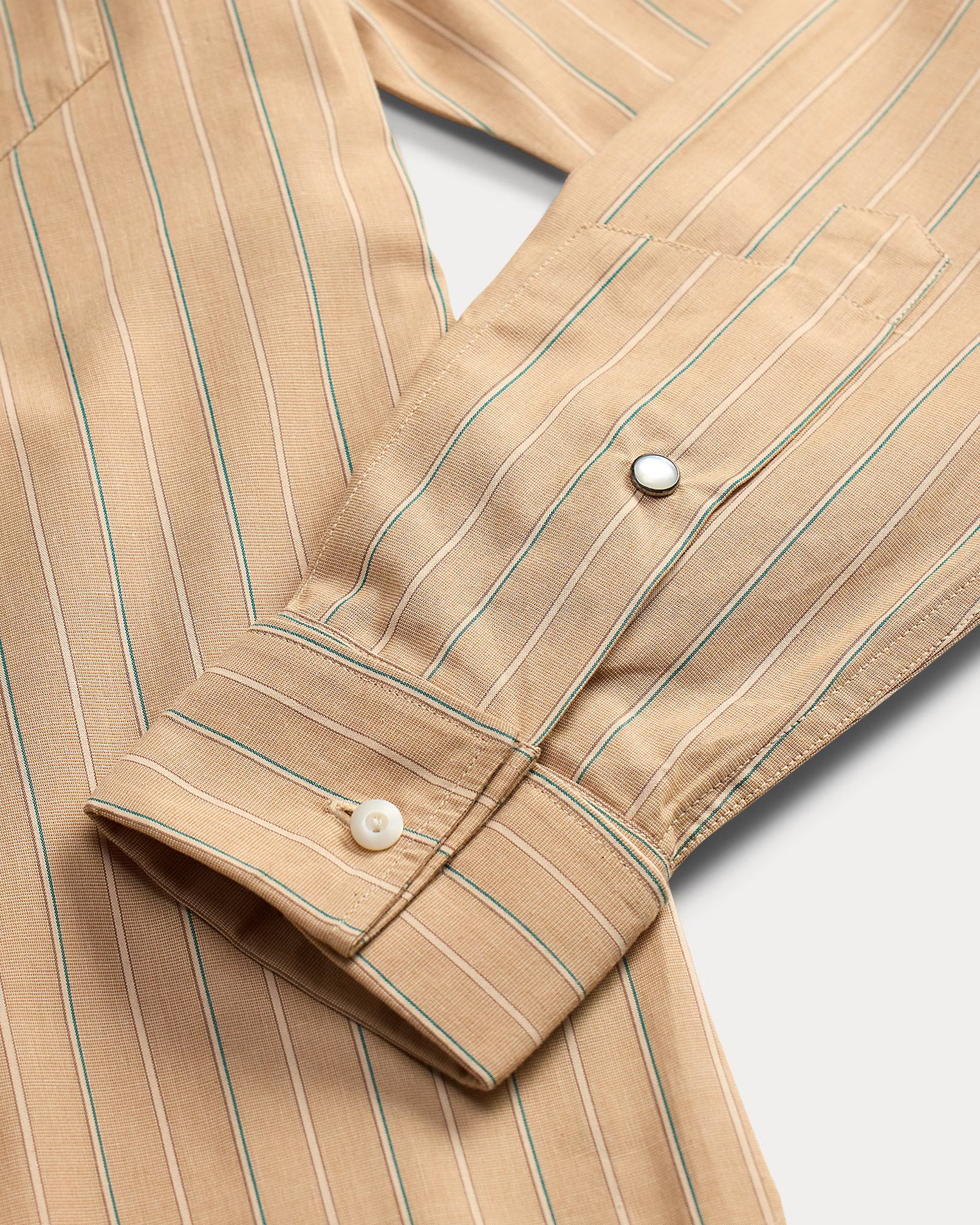 RRL Slim Fit French Cuff Western Shirt