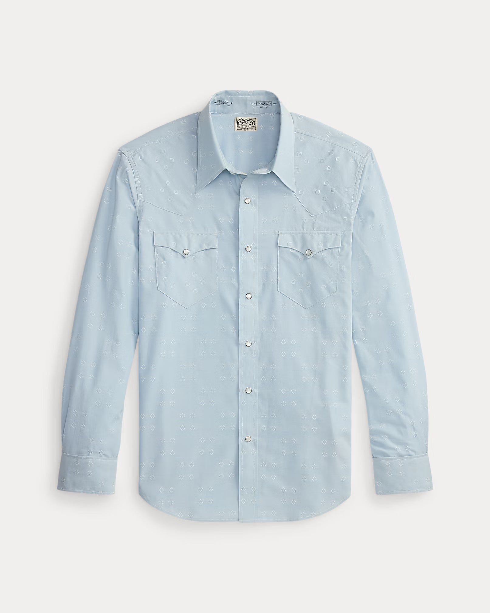 RRL Slim Fit Dobby Western Shirt
