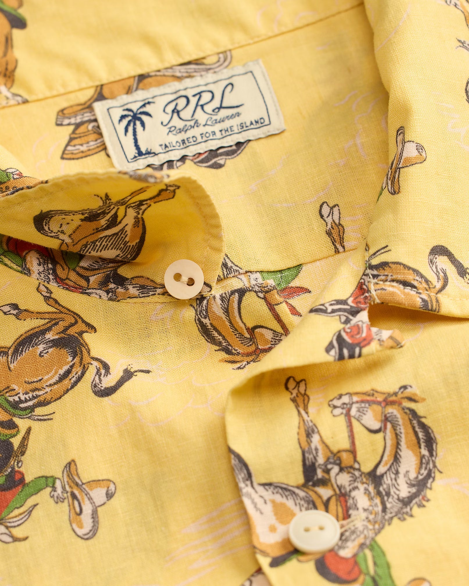 RRL Printed Camp Shirt