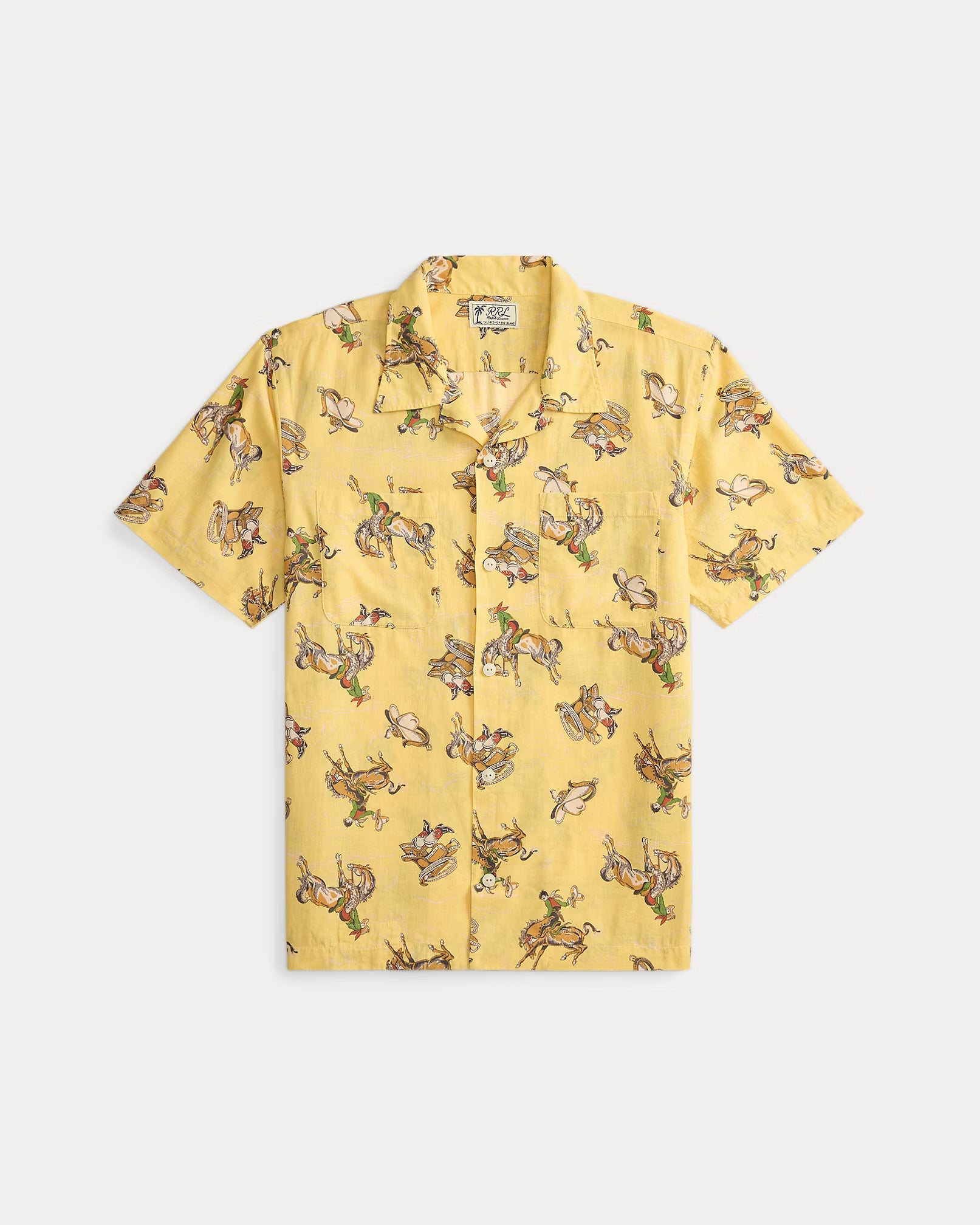 に*ん様 RRL Print Woven Camp Shirt 半袖キャンプシャ RRL Printed Camp Shirt