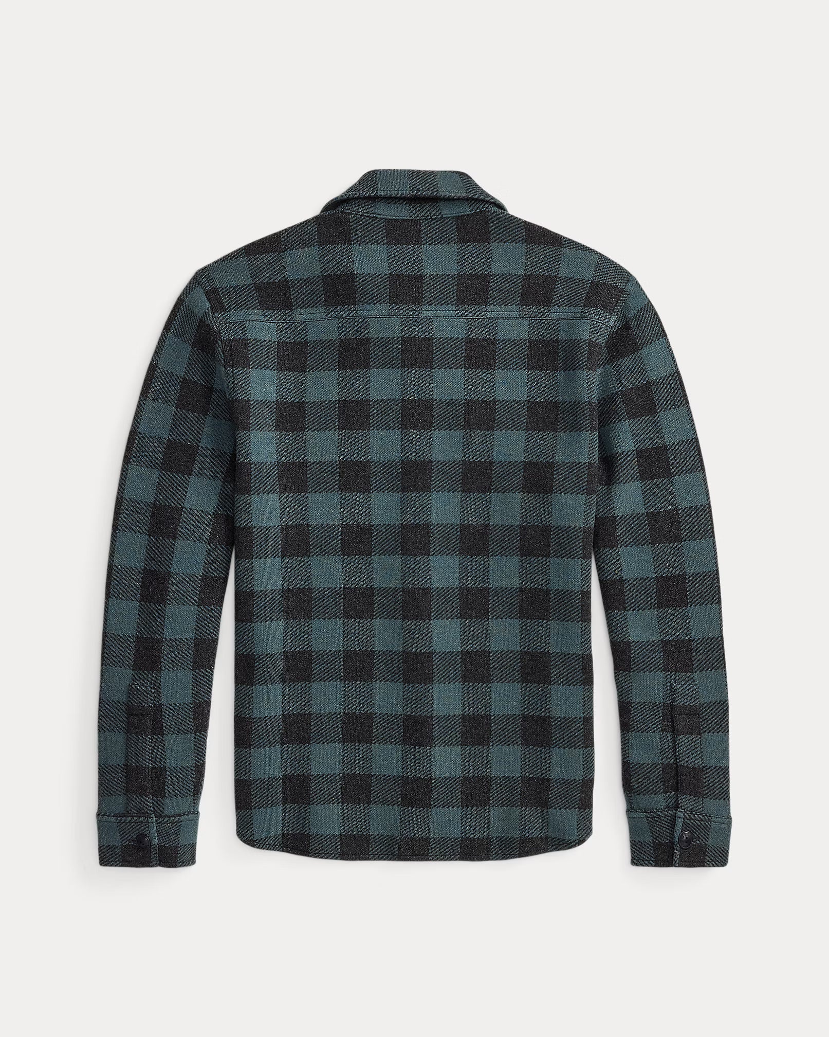 RRL Plaid Wool-Cashmere Workshirt Sweater