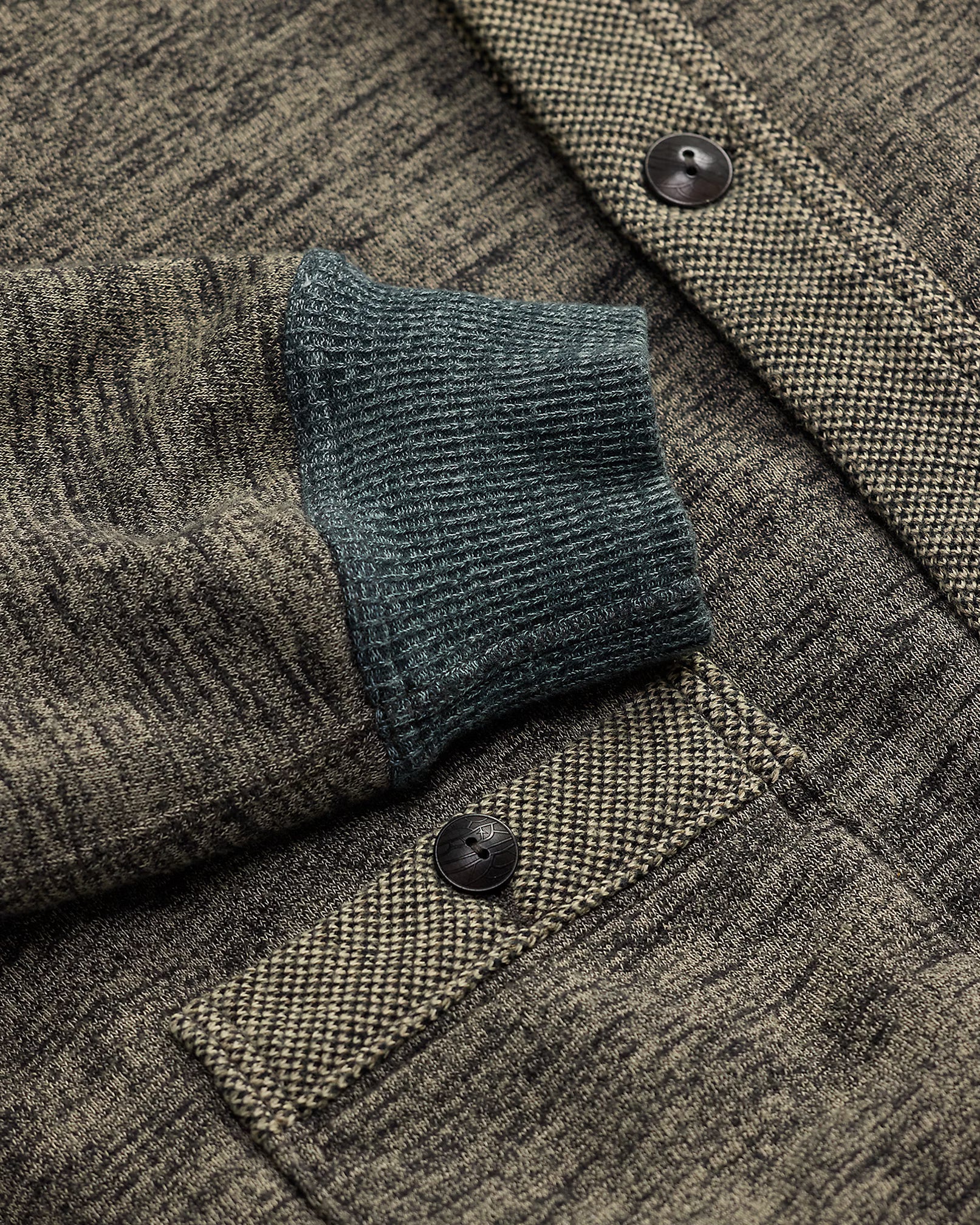 RRL Heathered Cotton Blend Cardigan