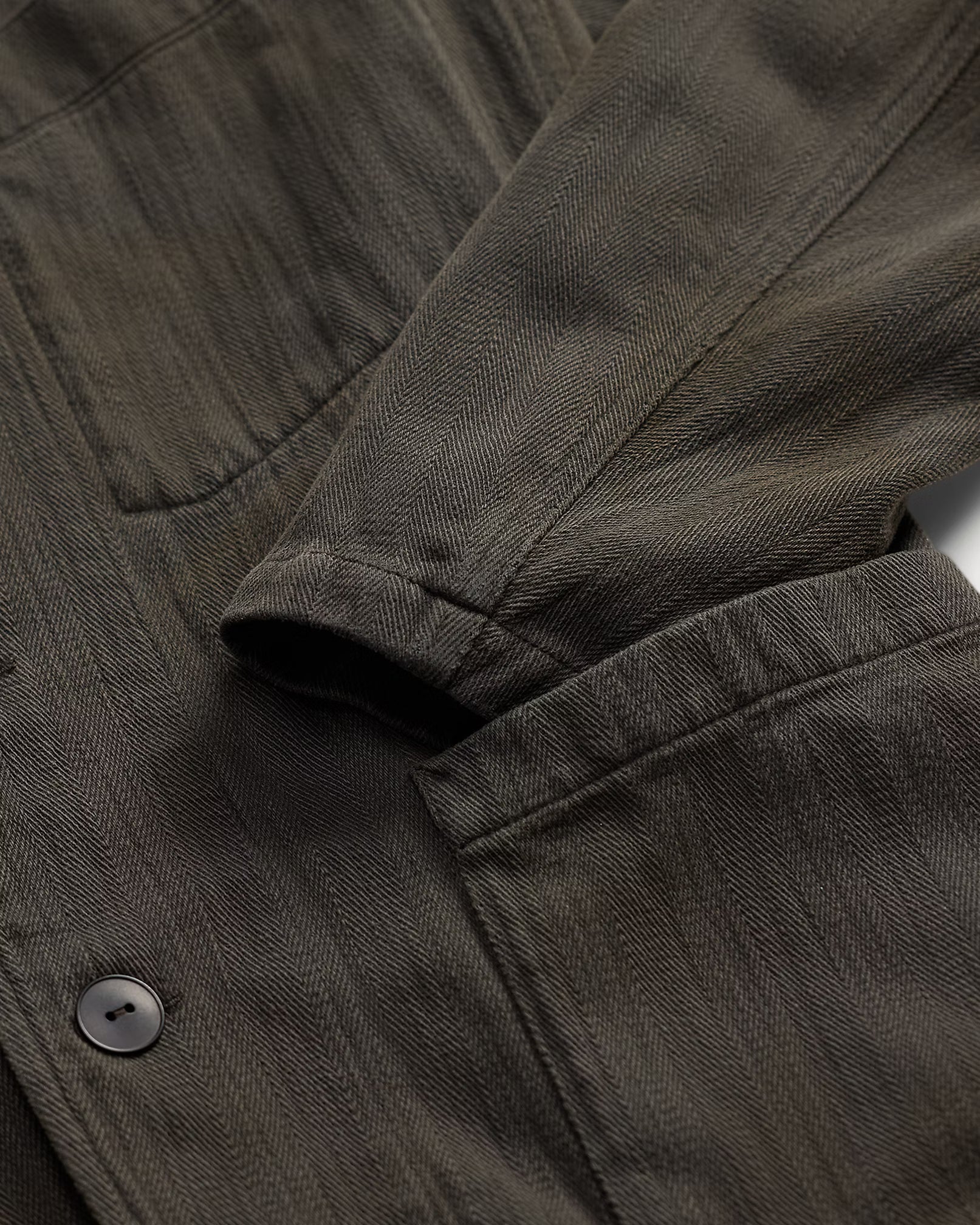RRL Knit Herringbone Twill Blazer