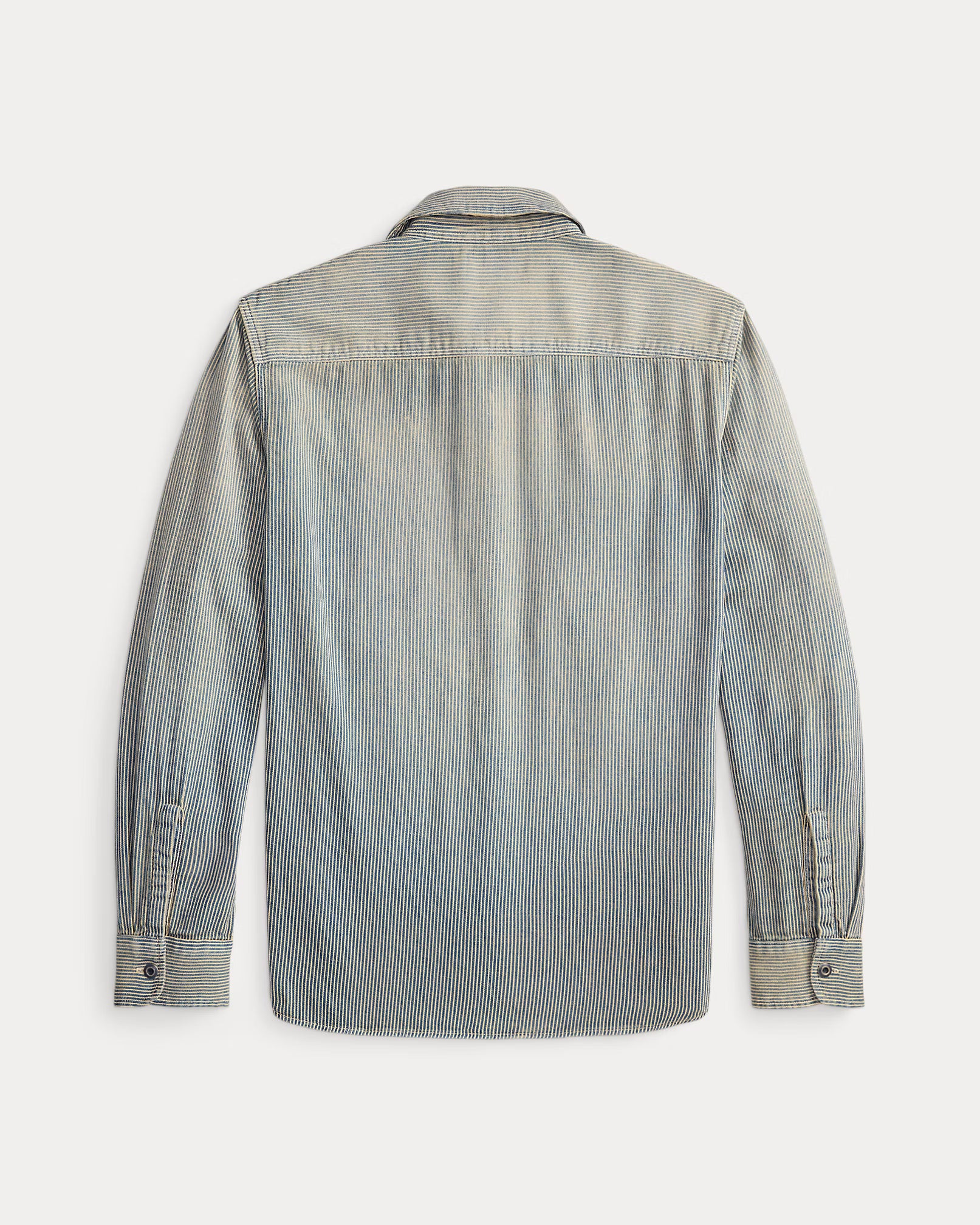 RRL Indigo Striped Twill Workshirt