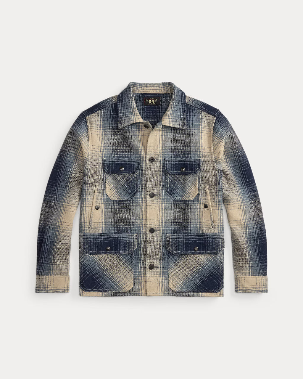 RRL Plaid Wool Twill Overshirt